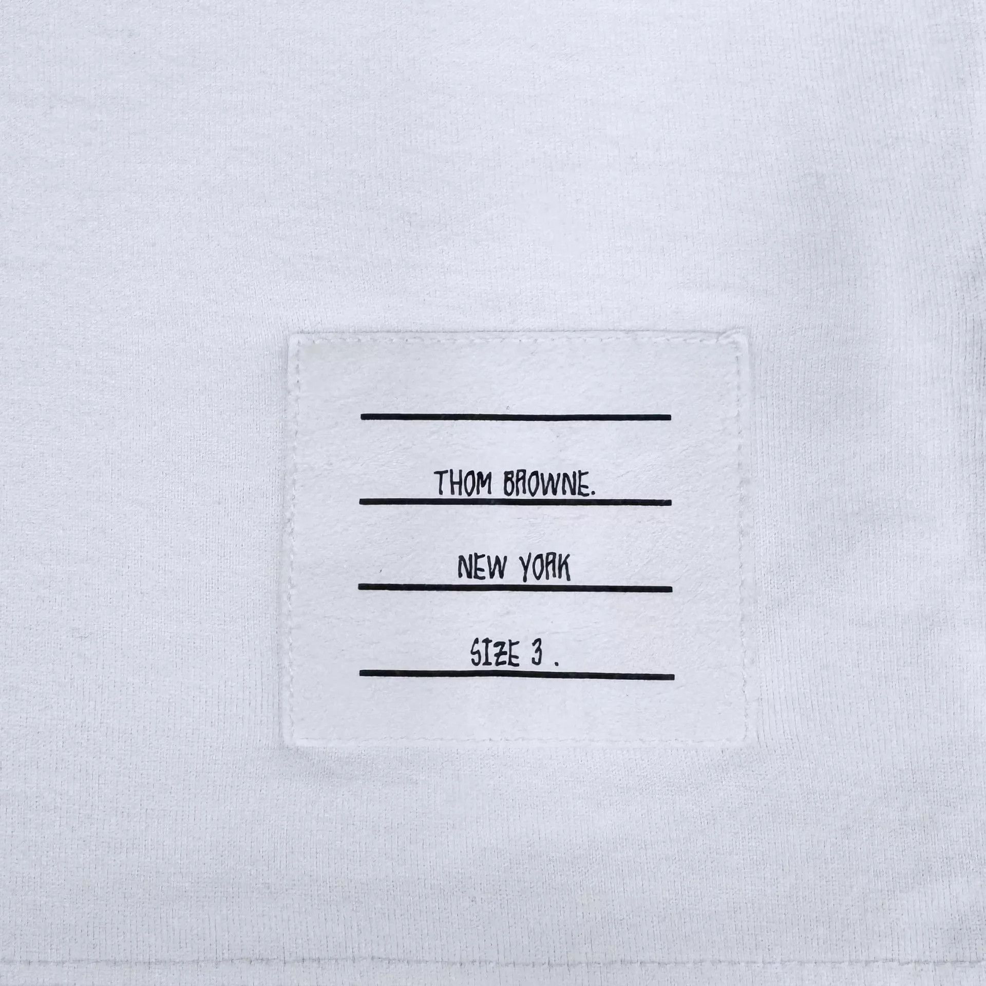 Thom Browne Thom Browne White Color Block Patch Pocket Polo Unisex 3 Size US L / EU 52-54 / 3 - 4 Thumbnail