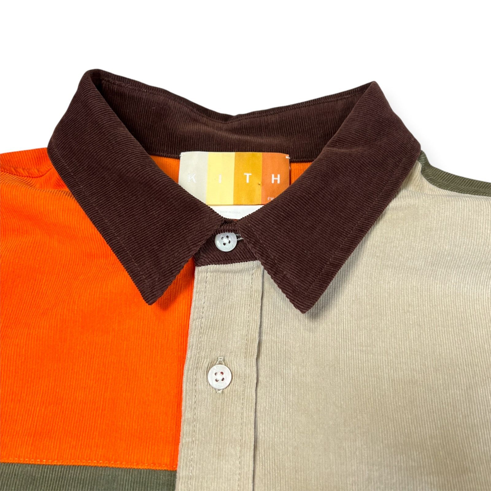 Kith Kith Patchwork Cord Ludlow Shirt MENS M Pimento Button Down Size US M / EU 48-50 / 2 - 7 Thumbnail