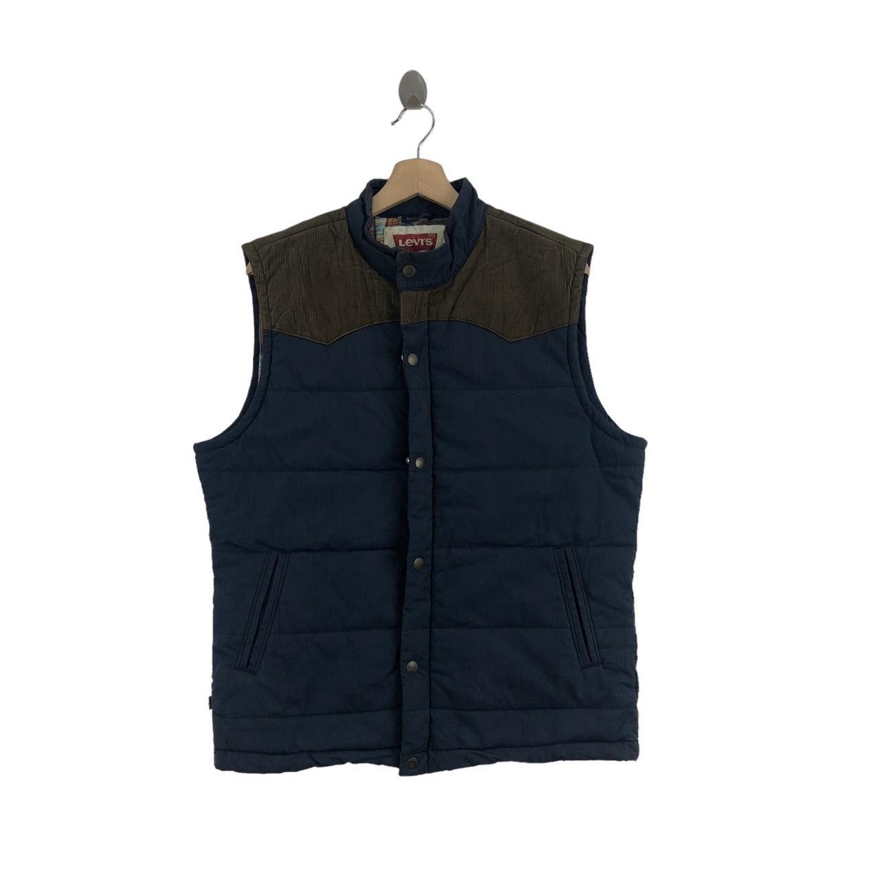 Levi's LEVIS STRAUSS USA Western Tartan Puffer Vest Jacket Size US M / EU 48-50 / 2 - 2 Thumbnail
