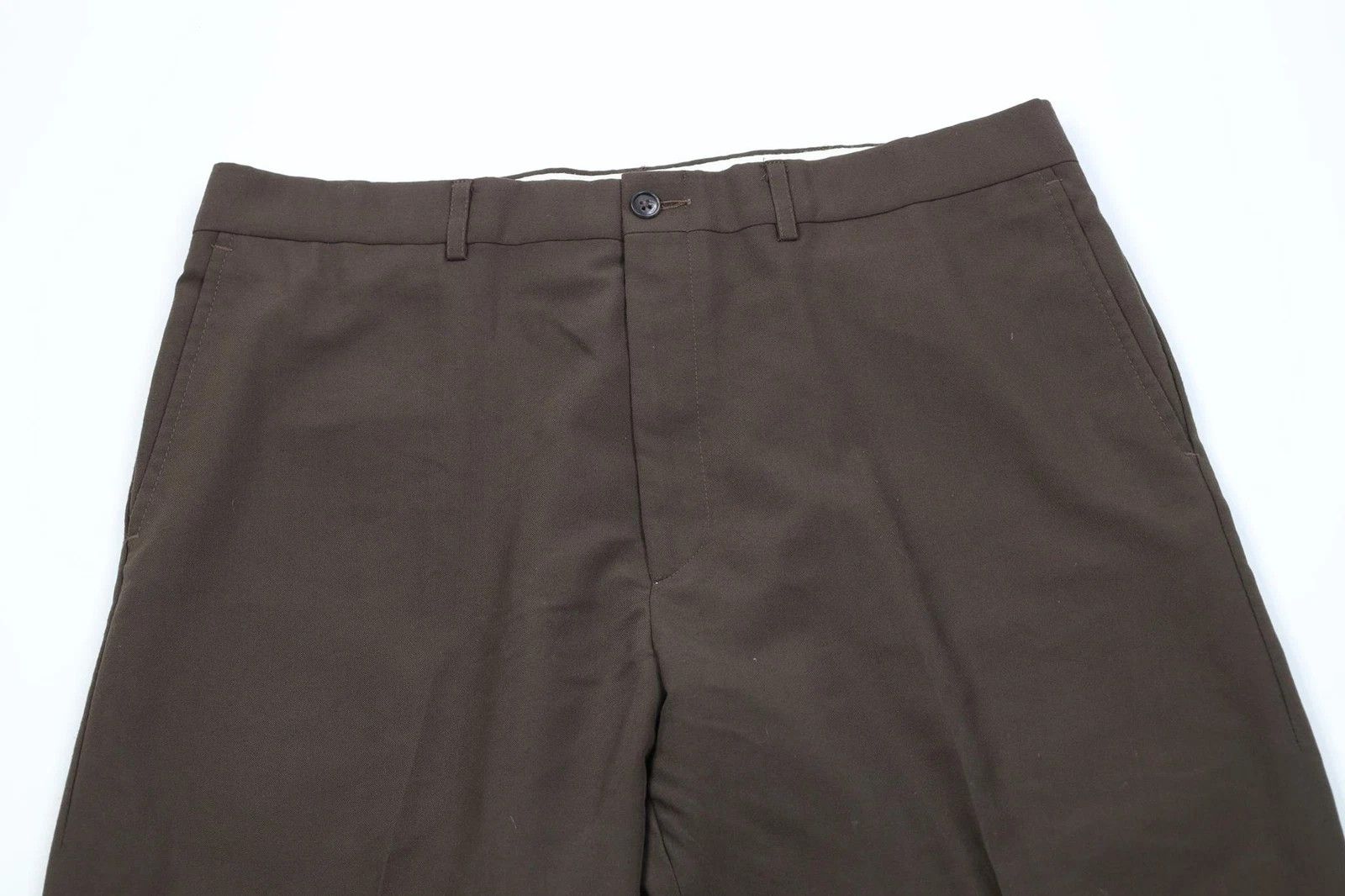 Vintage Vintage 90s Streetwear Rayon Gabardine Wide Leg Chino Pants Size US 36 / EU 52 - 2 Thumbnail