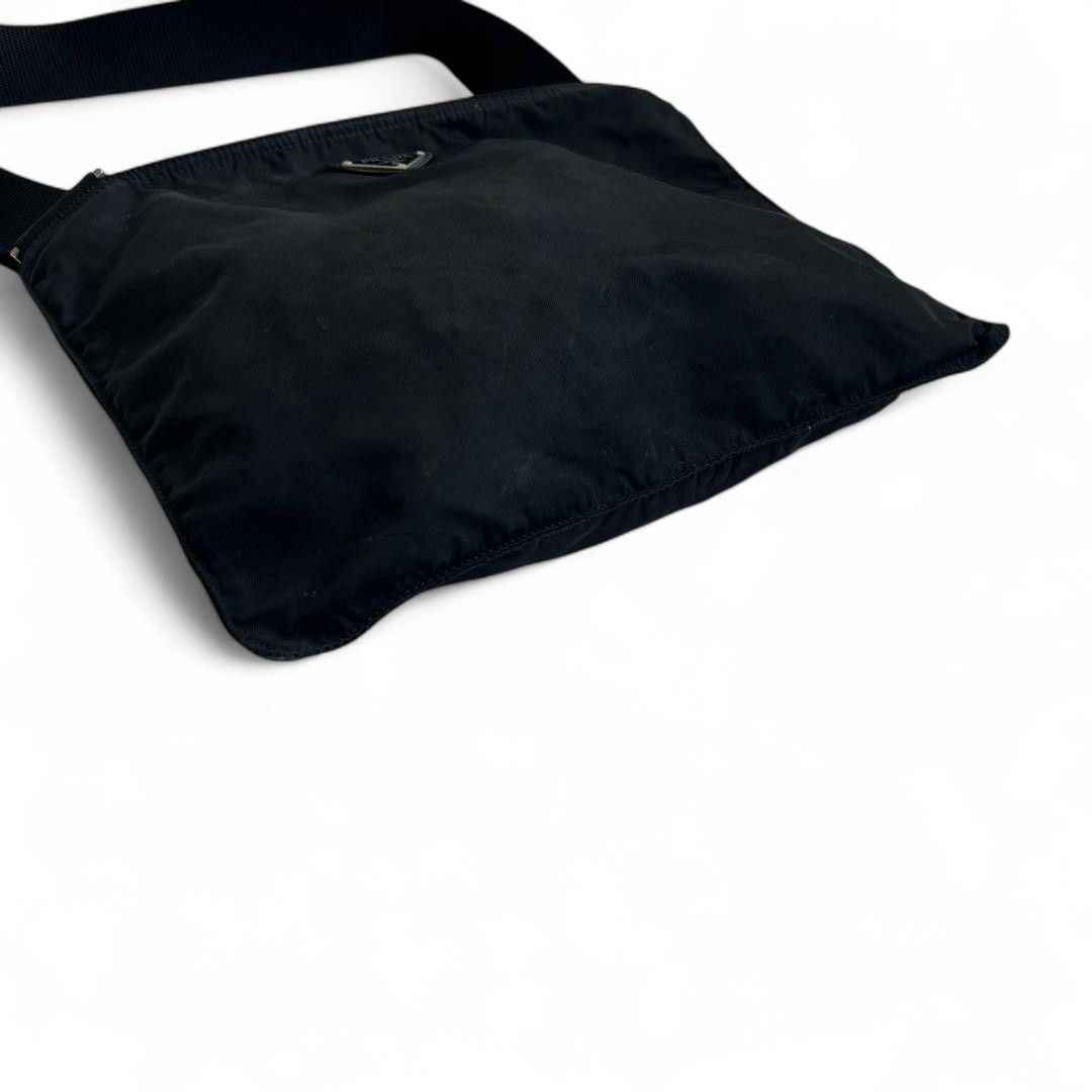 Prada Prada - Sacoche Nylon Black Shoulder Bag Crossbody Triangle Size ONE SIZE - 7 Thumbnail