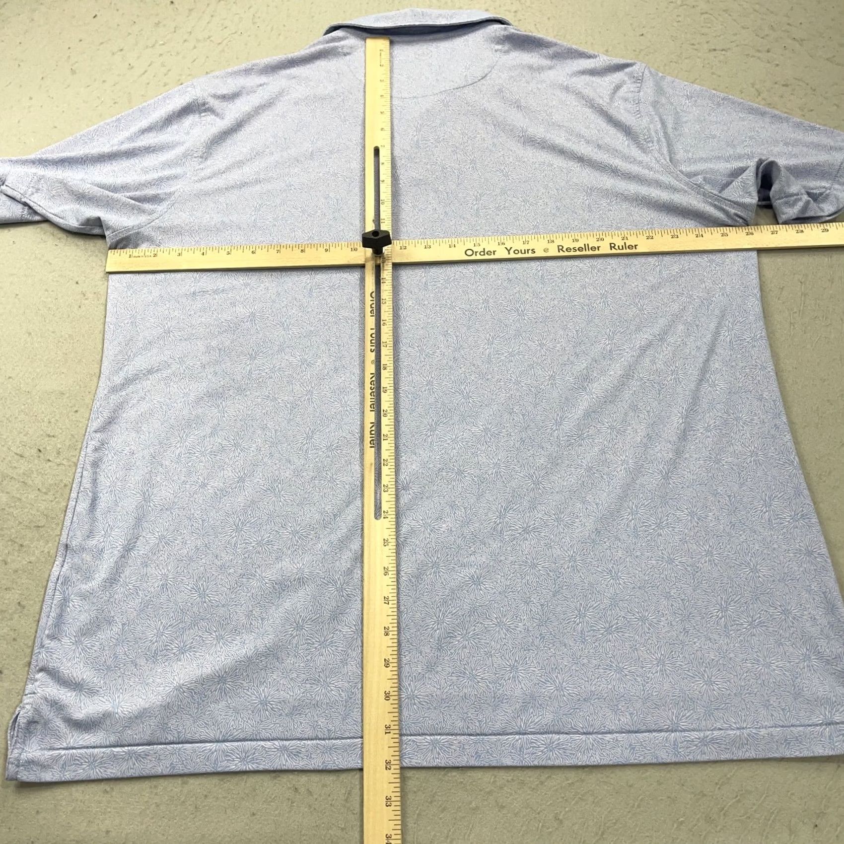 Peter Millar Peter Millar Polo Shirt Mens 2XL Blue Floral Crown Crafted Golf No Course Logo Polo Shirts Men 2XL Blue Floral Crown Crafted Golf Men Size US XXL / EU 58 / 5 - 7 Thumbnail
