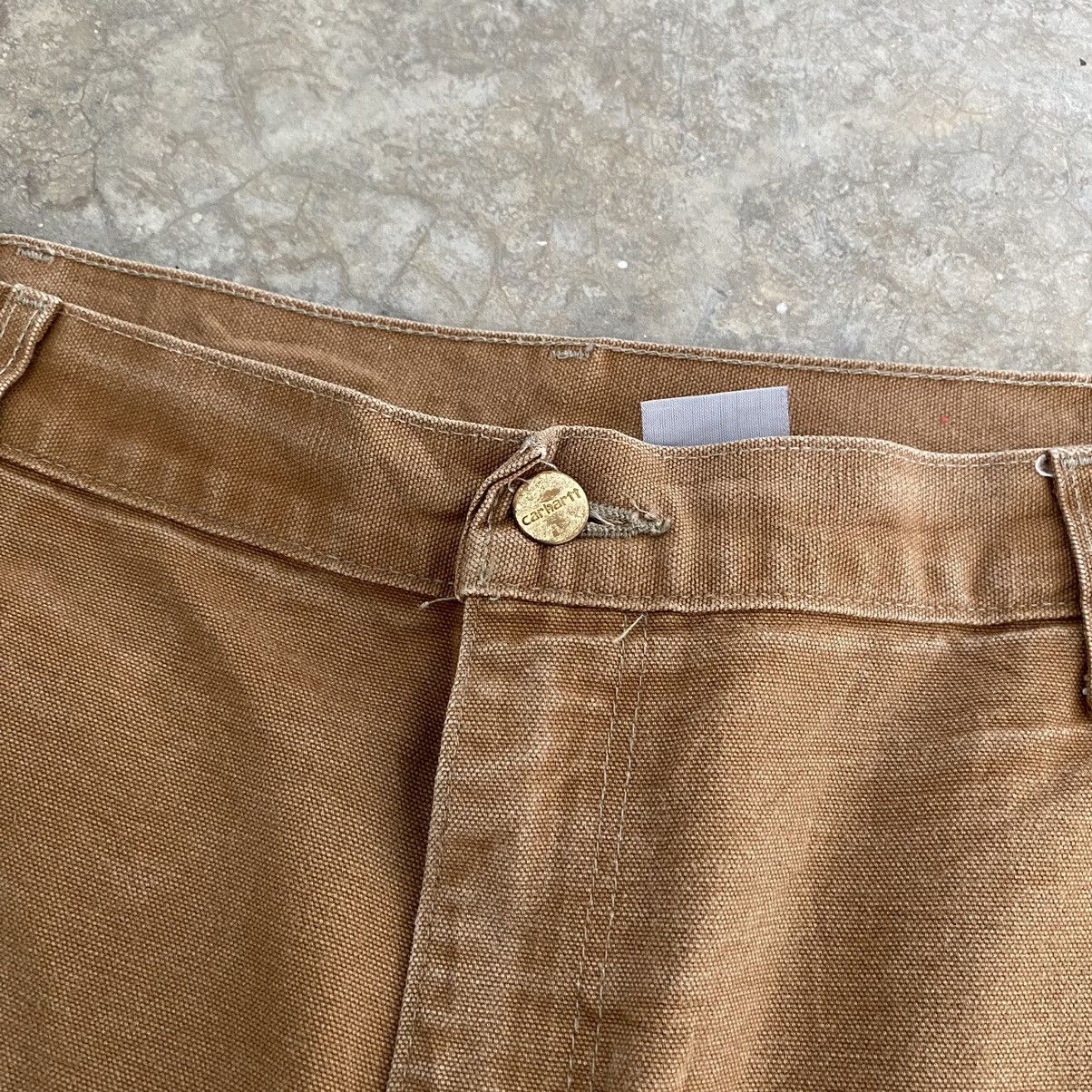 Carhartt Vintage Carhartt Double Knee Faded Tan Carpenter Pants Size US 39 - 9 Thumbnail