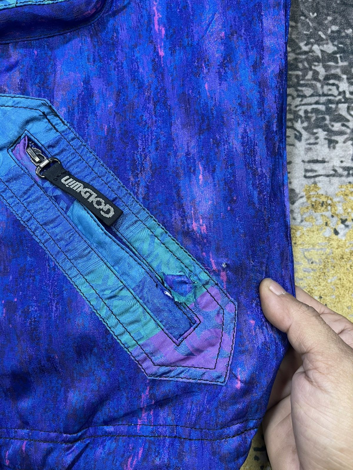Goldwin Vtg 90s Goldwin Multicolor Abstract Ski Jacket Size US L / EU 52-54 / 3 - 11 Thumbnail