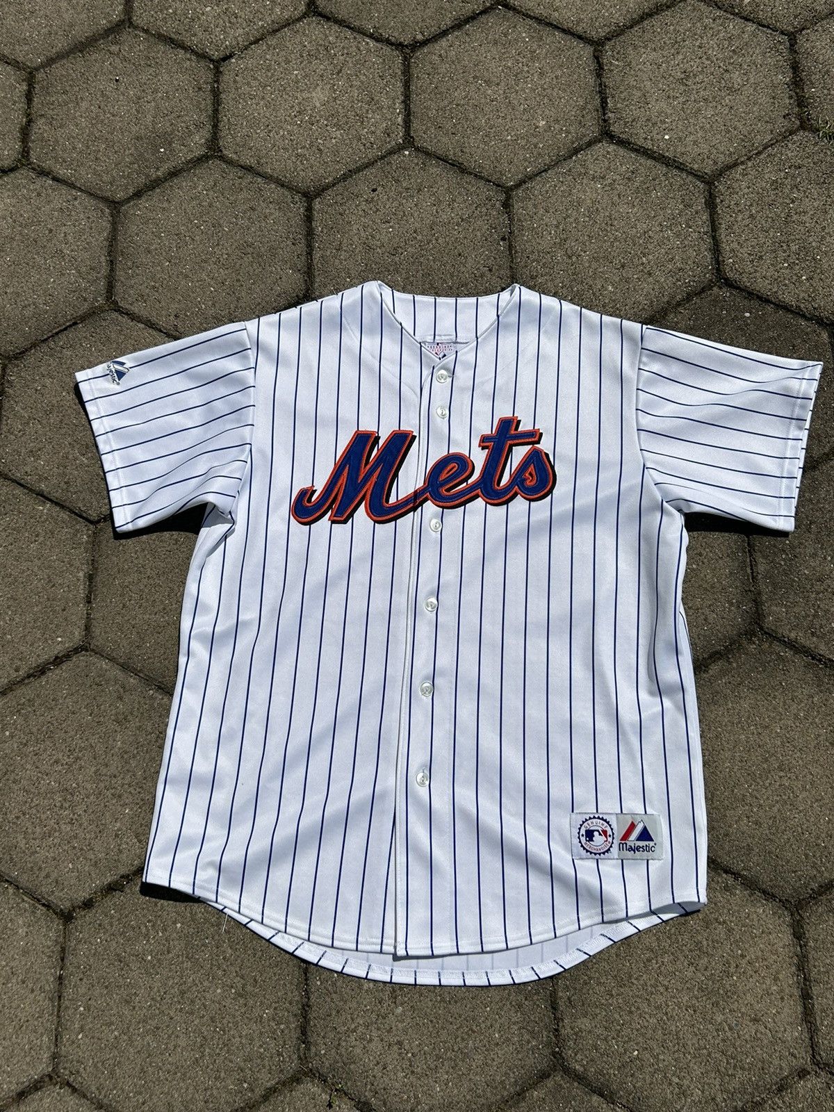 Rare Vintage New York METS Batting Practice Jersey MLB Majestic