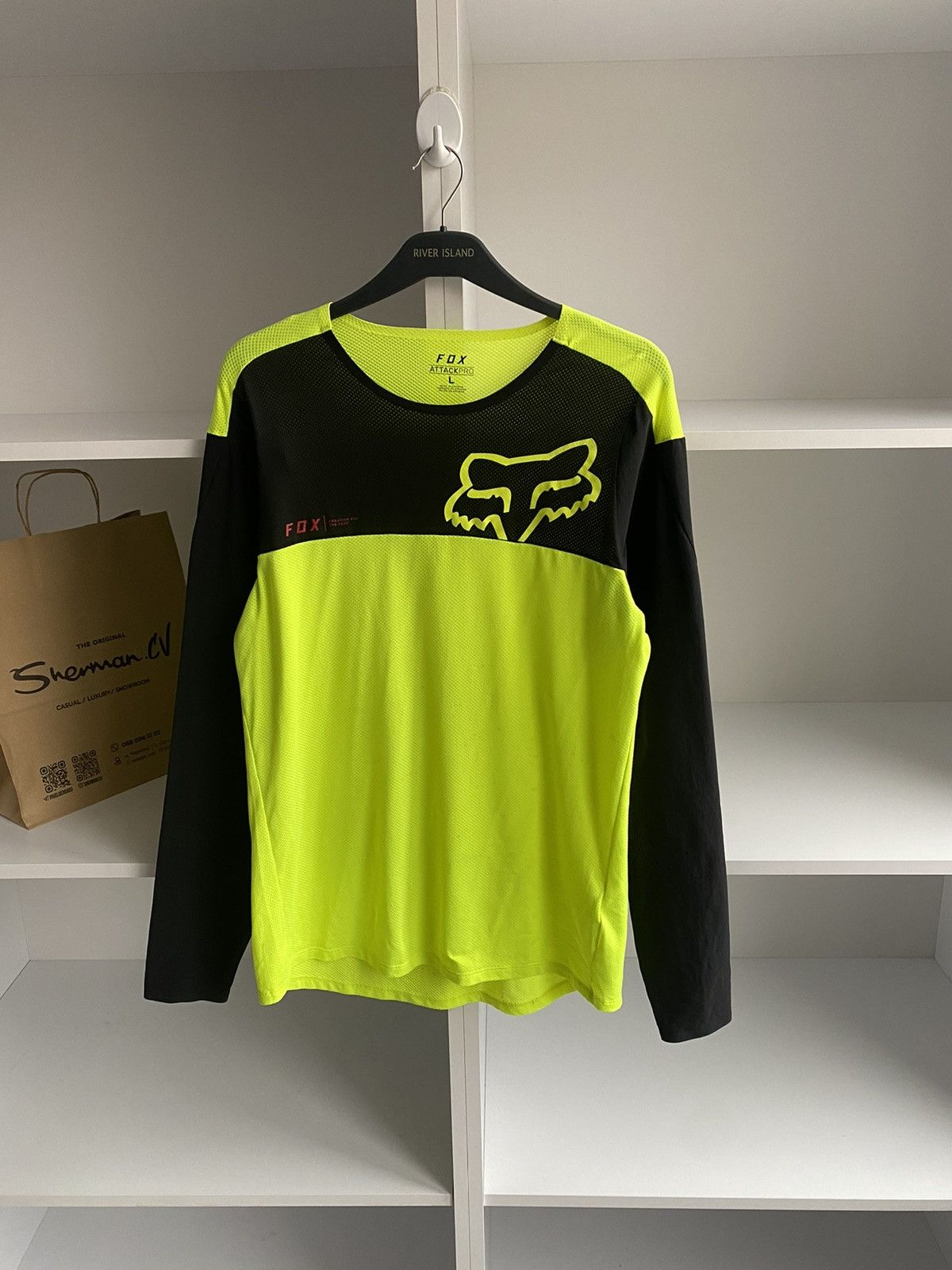 Fox Racing × Vintage Vintage Fox Attack Pro Long Sleeve Tee Size US L / EU 52-54 / 3 - 1 Thumbnail