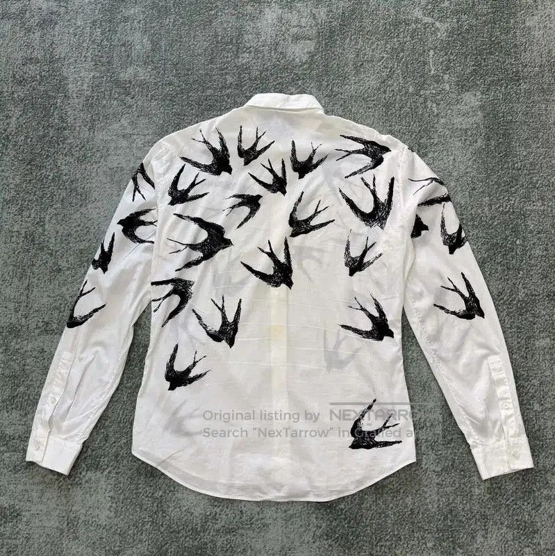 Alexander McQueen Alexander McQueen Men's Long Sleeve Print Shirt . Size US M / EU 48-50 / 2 - 1 Thumbnail