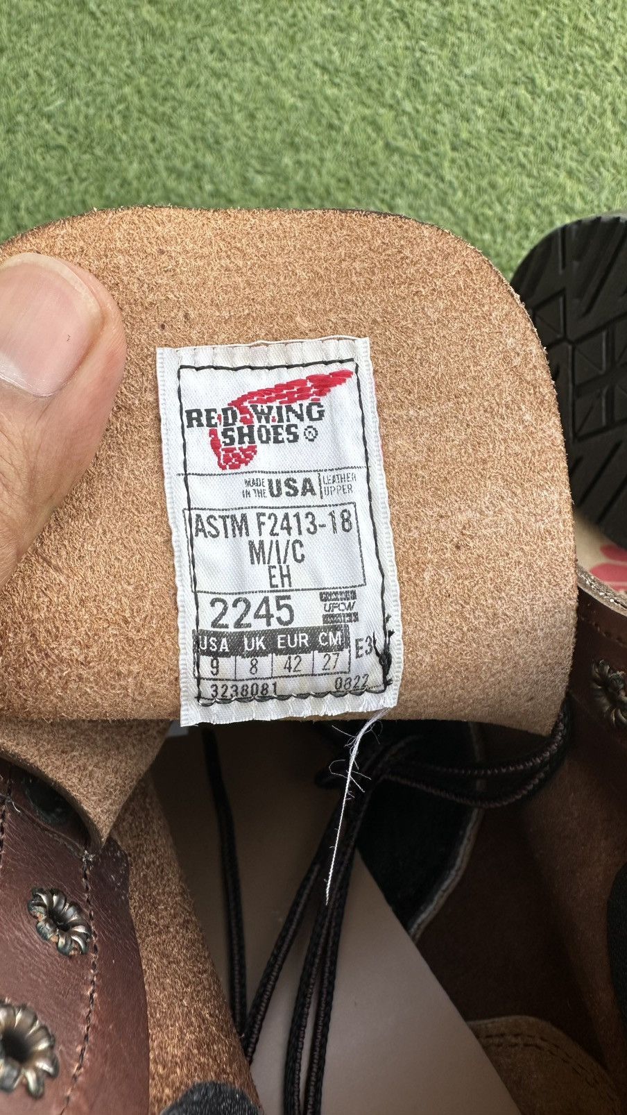 Red Wing Vintage Red Wing 2245 Leather Steel Toe Laced Workwear Boot Size US 9 / EU 42 - 6 Thumbnail