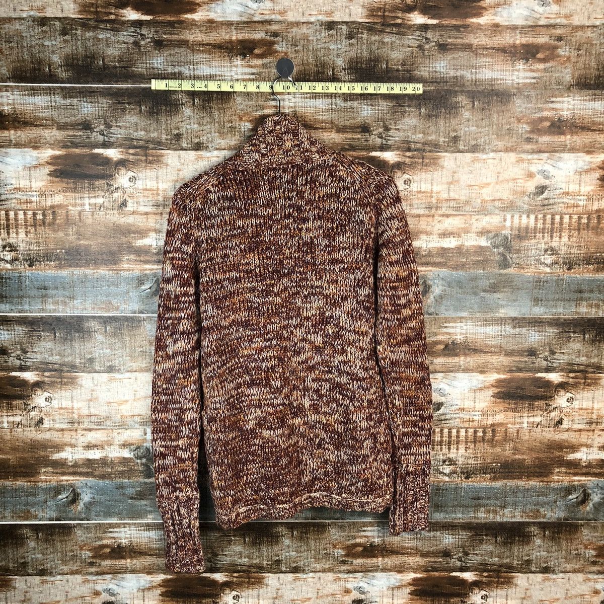 Homespun Knitwear × Japanese Brand Une Red vintage japan Cardigan knitwear #A1340 Size US M / EU 48-50 / 2 - 13 Thumbnail