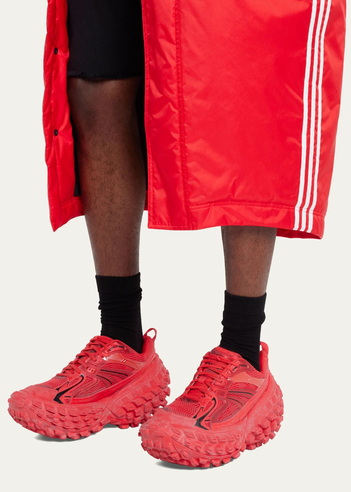 Balenciaga o1s1rm1024 Bouncer Sneakers in Red Size US 10 / EU 43 - 2 Thumbnail