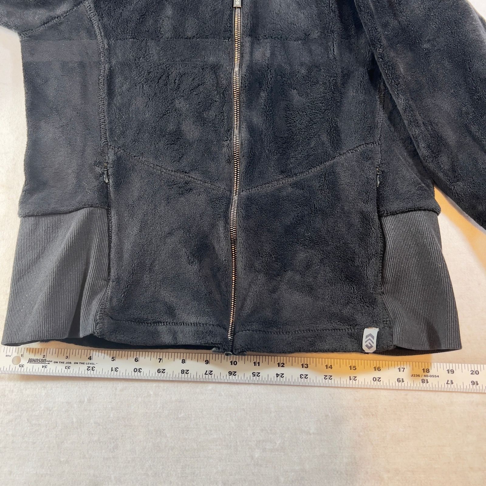 Free Country Fleece Full Zip Jogger Free Country Woman's L Black Pockets Size L / US 10 / IT 46 - 14 Thumbnail