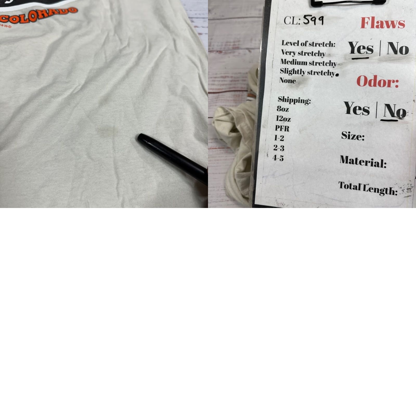 Harley Davidson Harley-Davidson Womens Mile High Club T-Shirt Sz L Beige Cotton Shirt Womens Beig e Mile High Club 90s Event Vintage-ish Size L / US 10 / IT 46 - 8 Thumbnail