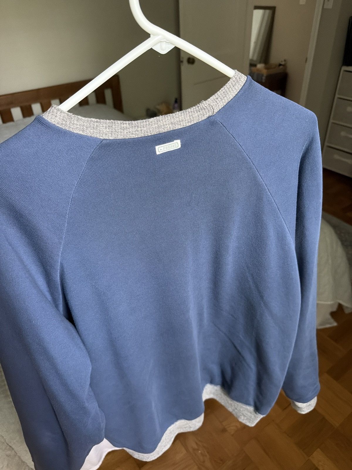 A.PRESSE A.Presse Vintage Reversible Sweatshirt Size US M / EU 48-50 / 2 - 6 Thumbnail