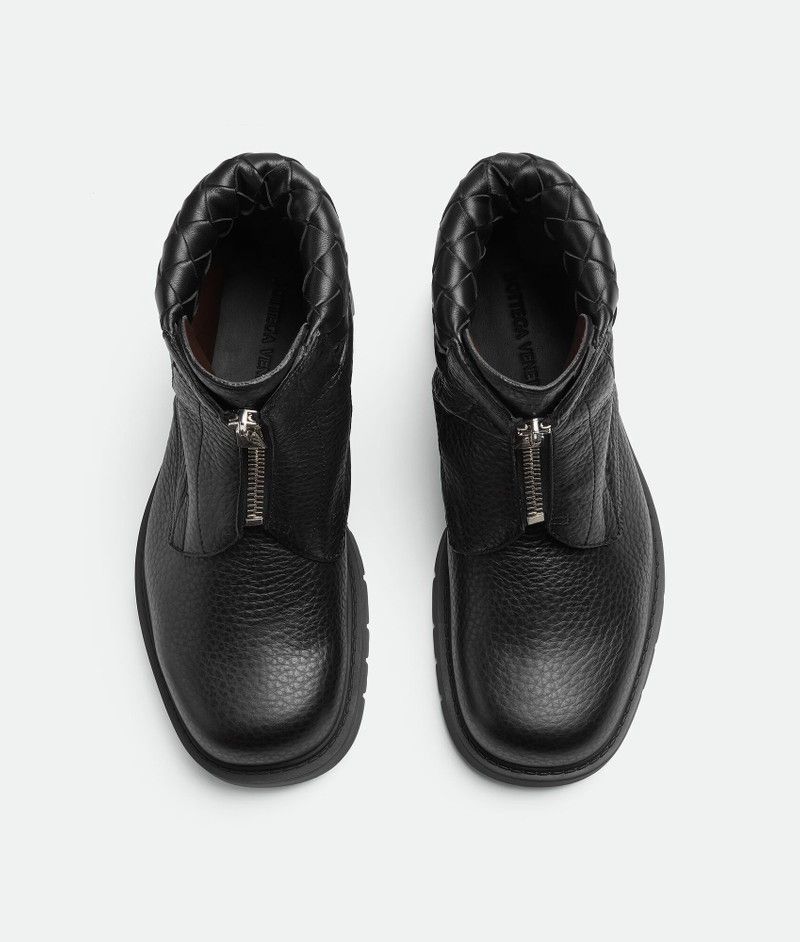 Bottega Veneta Bottega Veneta Haddock Intercciato Zip Up Ankle Boots Size US 12 / EU 45 - 5 Thumbnail