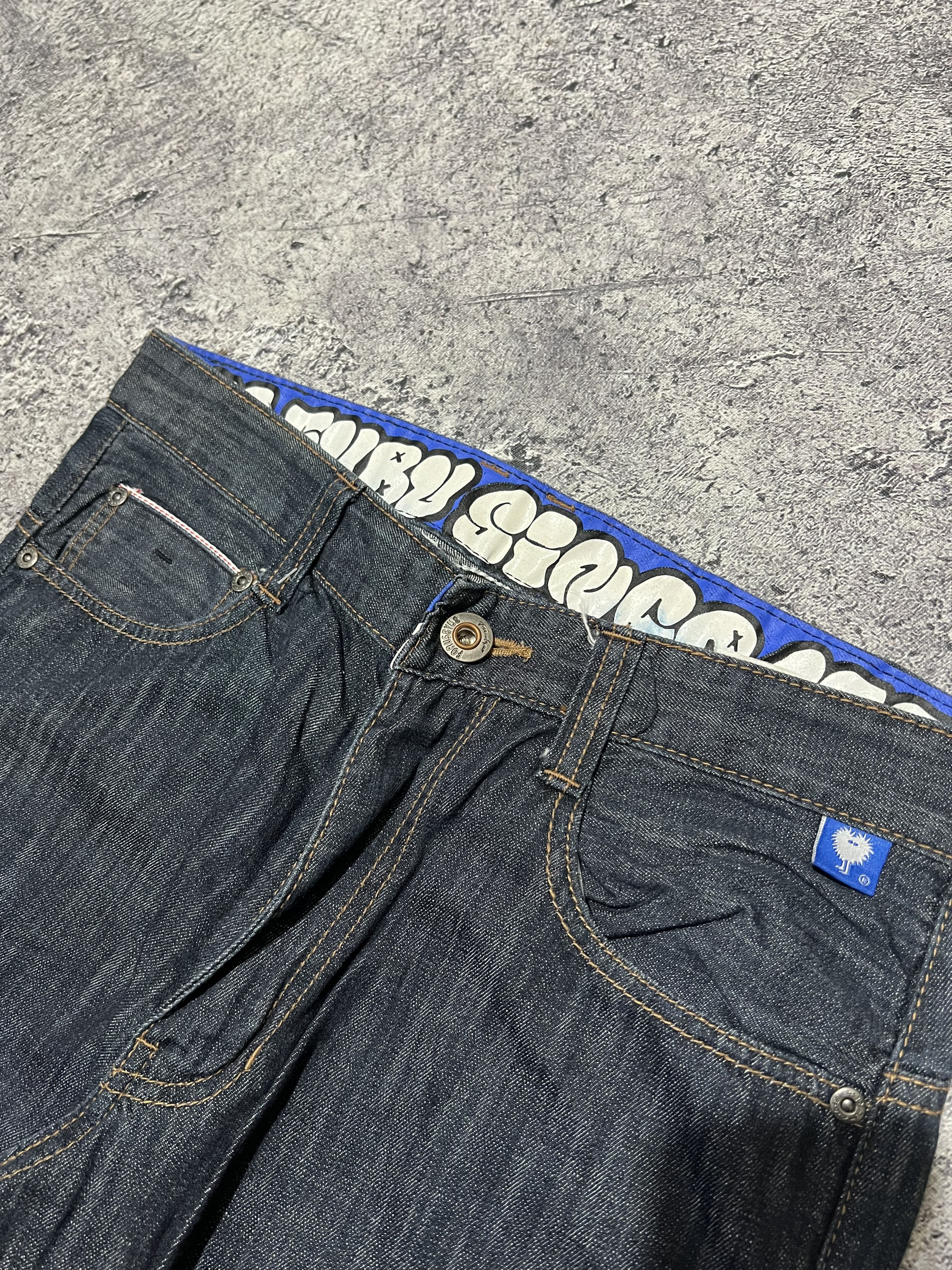 Fubu 2000s Archival Fubu Poem Jeans y2k Ifsixwasnine Size US 31 - 6 Thumbnail