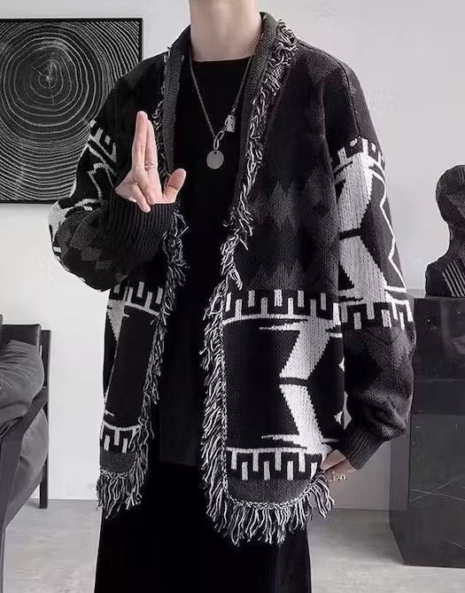Japanese Brand × Vintage Boho Bohemian Hippie Cardigan Size US XL / EU 56 / 4 - 4 Thumbnail