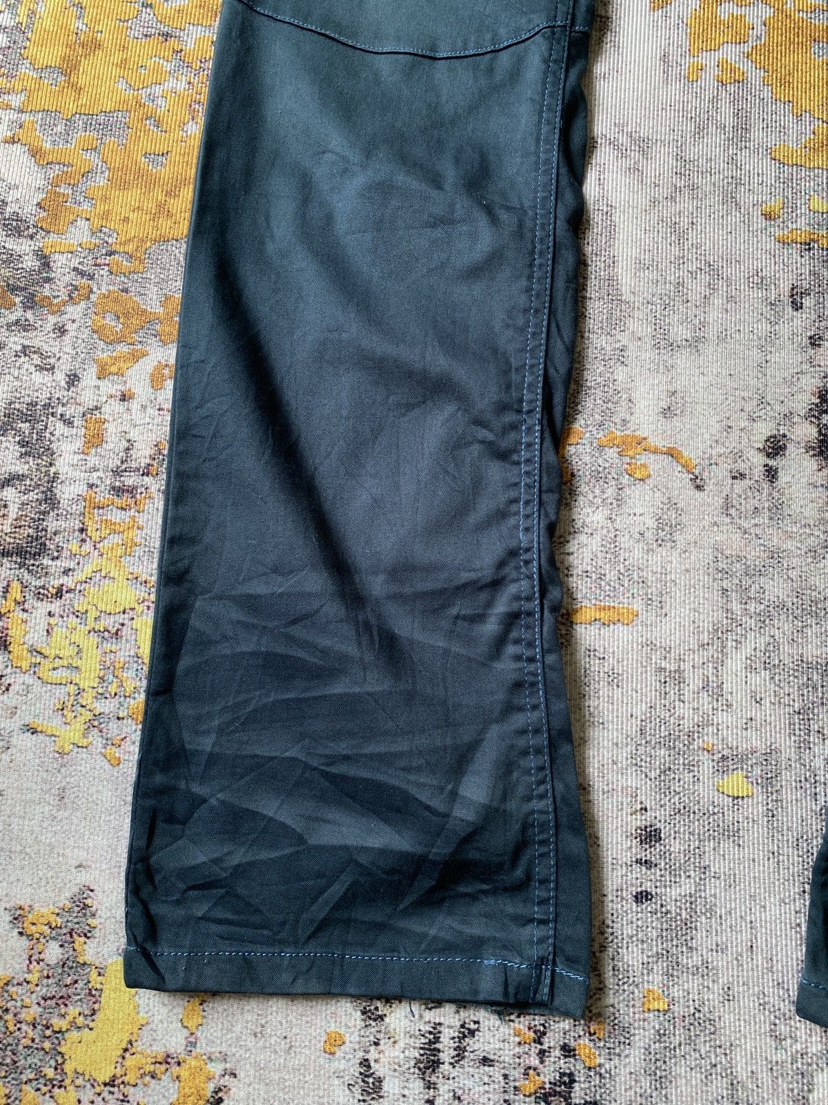 In The Attic In the Attic Claw Marks Design Dark Green Slim Flare Pant Size US 34 / EU 50 - 4 Thumbnail