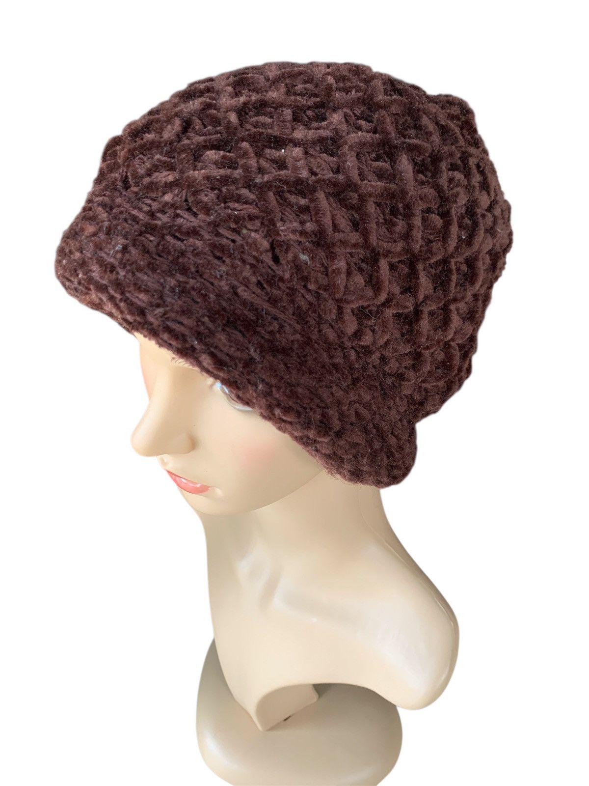 Handmade × Japanese Brand × Vintage RATE HANDMADE KNITTED BEANIE Size ONE SIZE - 4 Thumbnail