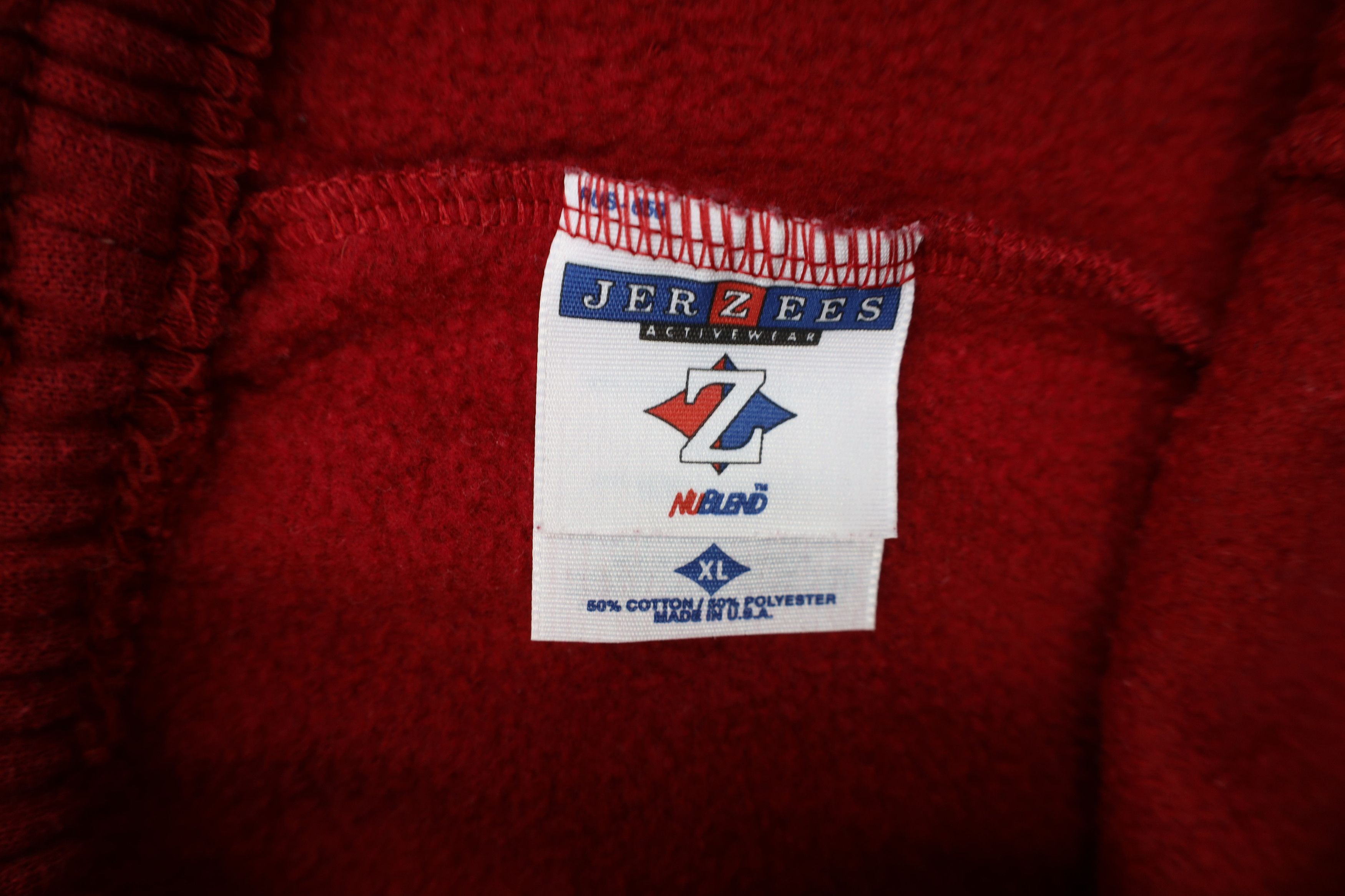 Vintage Vintage 90s Streetwear Sweatpants Joggers Pants Red USA Size US 38 / EU 54 - 7 Thumbnail