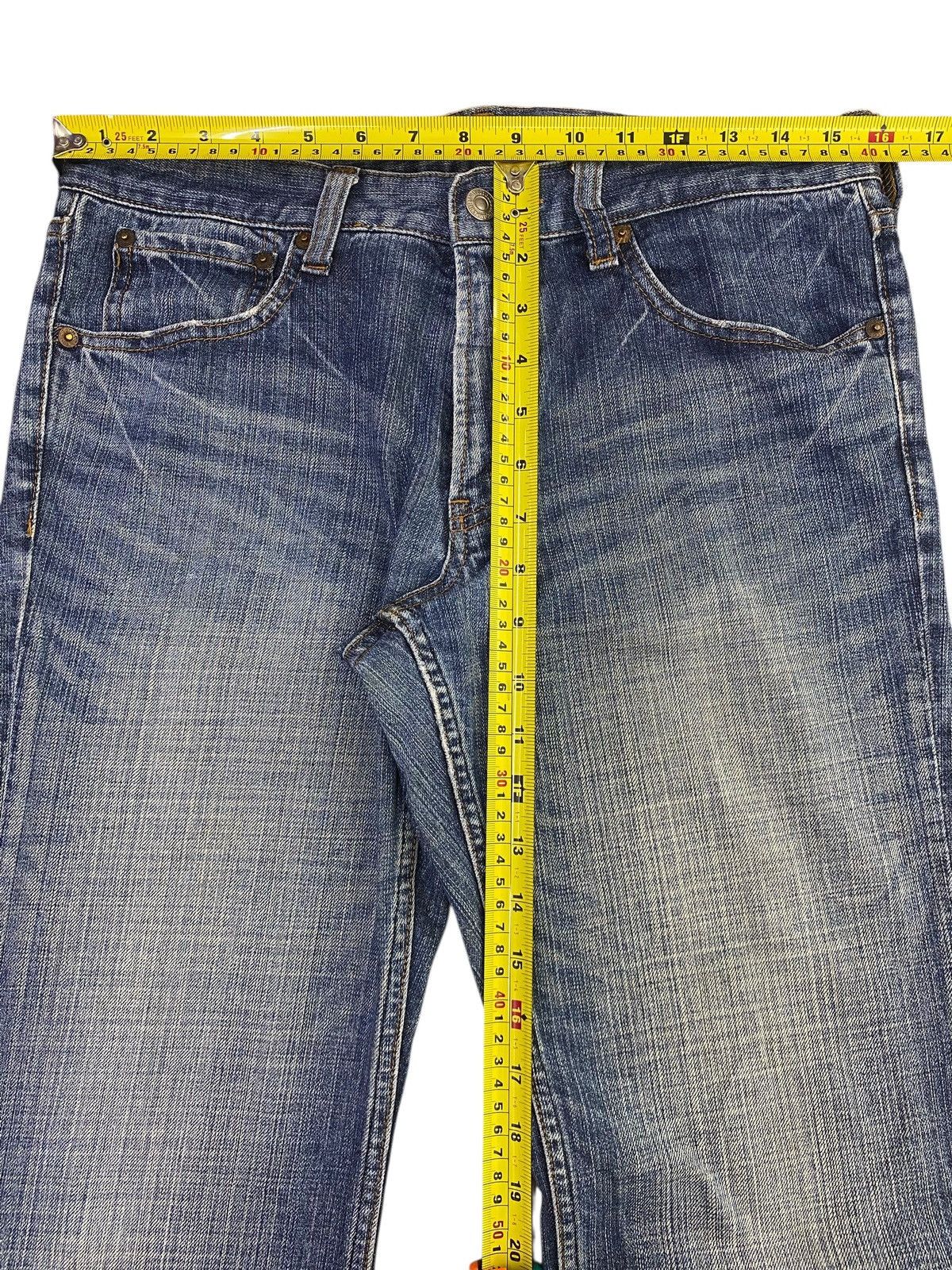Japanese Brand Japanese Brand Light Blue Wash Whiskered Style Flare Jeans Size US 32 / EU 48 - 6 Thumbnail