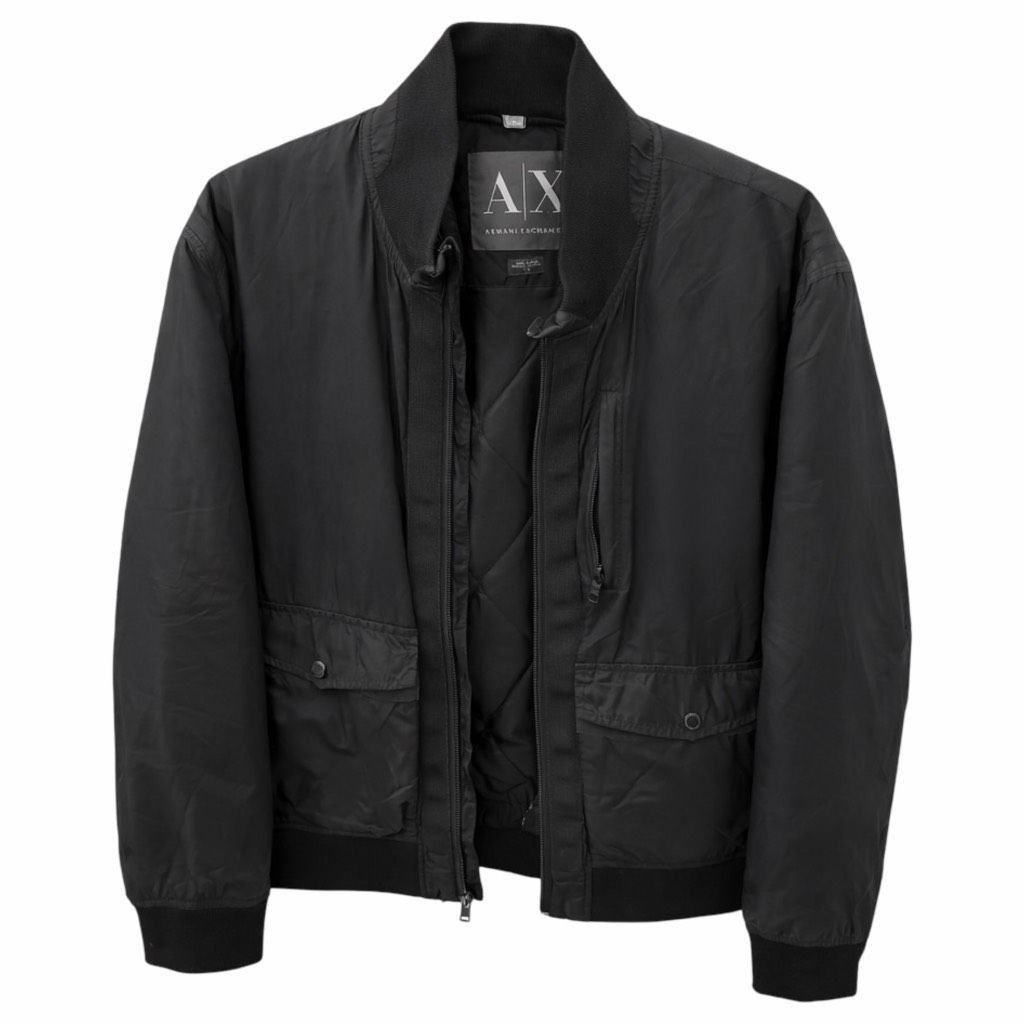 Armani Exchange Armani Exchange AX Quilted Bomber Jacket Large Black Size US L / EU 52-54 / 3 - 1 Thumbnail