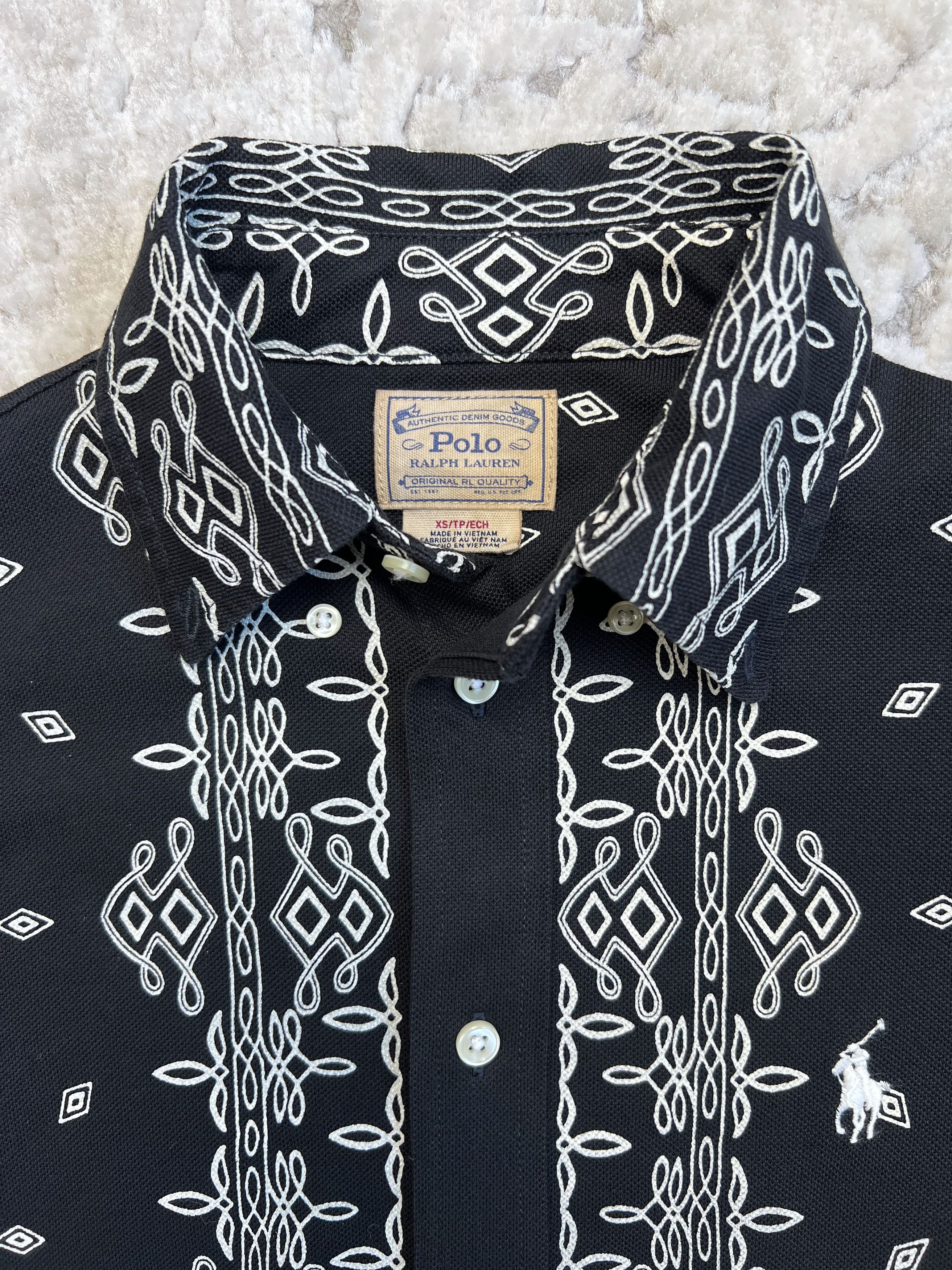 Polo Ralph Lauren Polo Ralph Lauren Bandana Print Button Down Shirt (XS) Size XS / US 0-2 / IT 36-38 - 8 Thumbnail