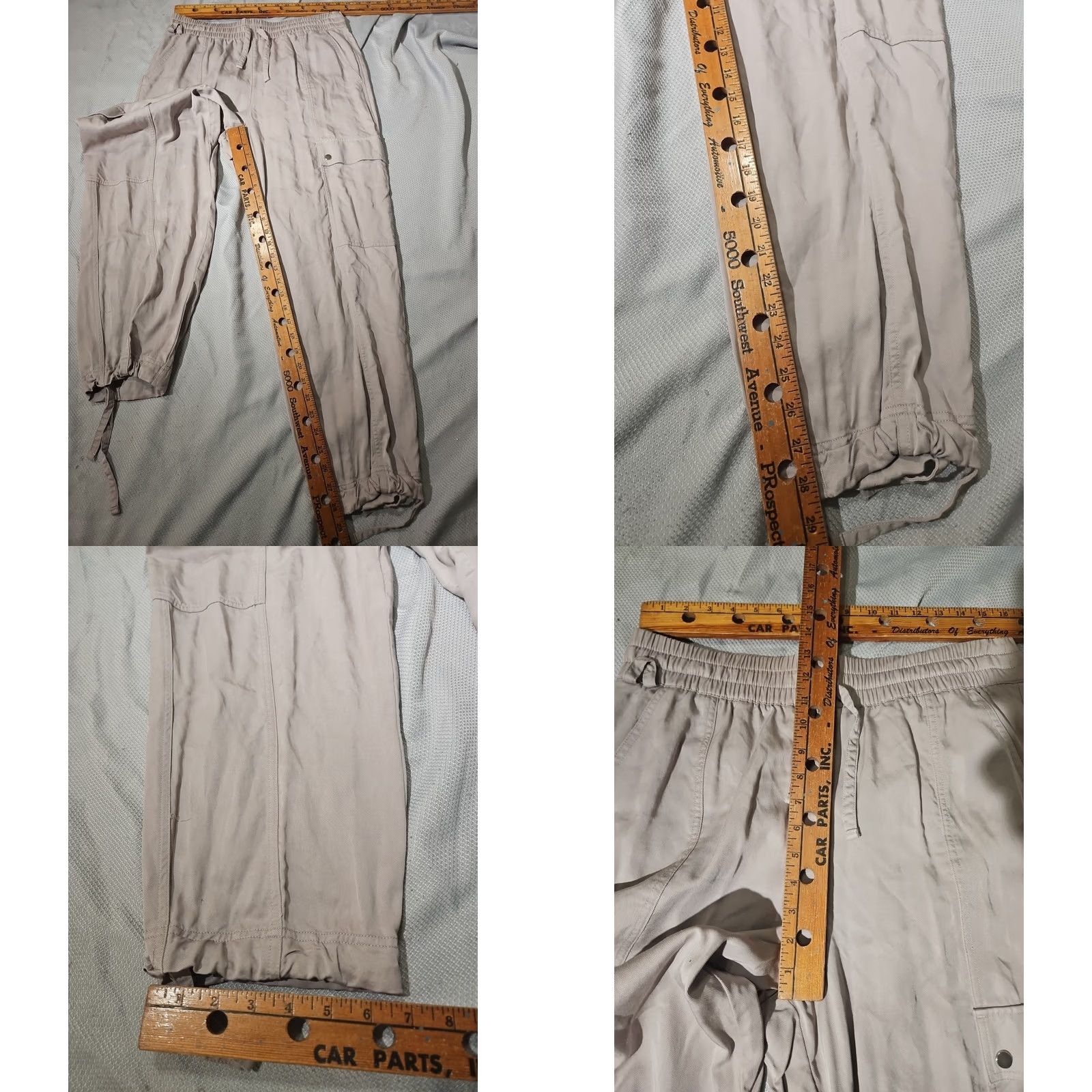 Athleta Athleta Pants Womens Large Beige Celestial High Rise Utility Cargo Baggy Relaxed Size 36" / US 14 / IT 50 - 8 Thumbnail