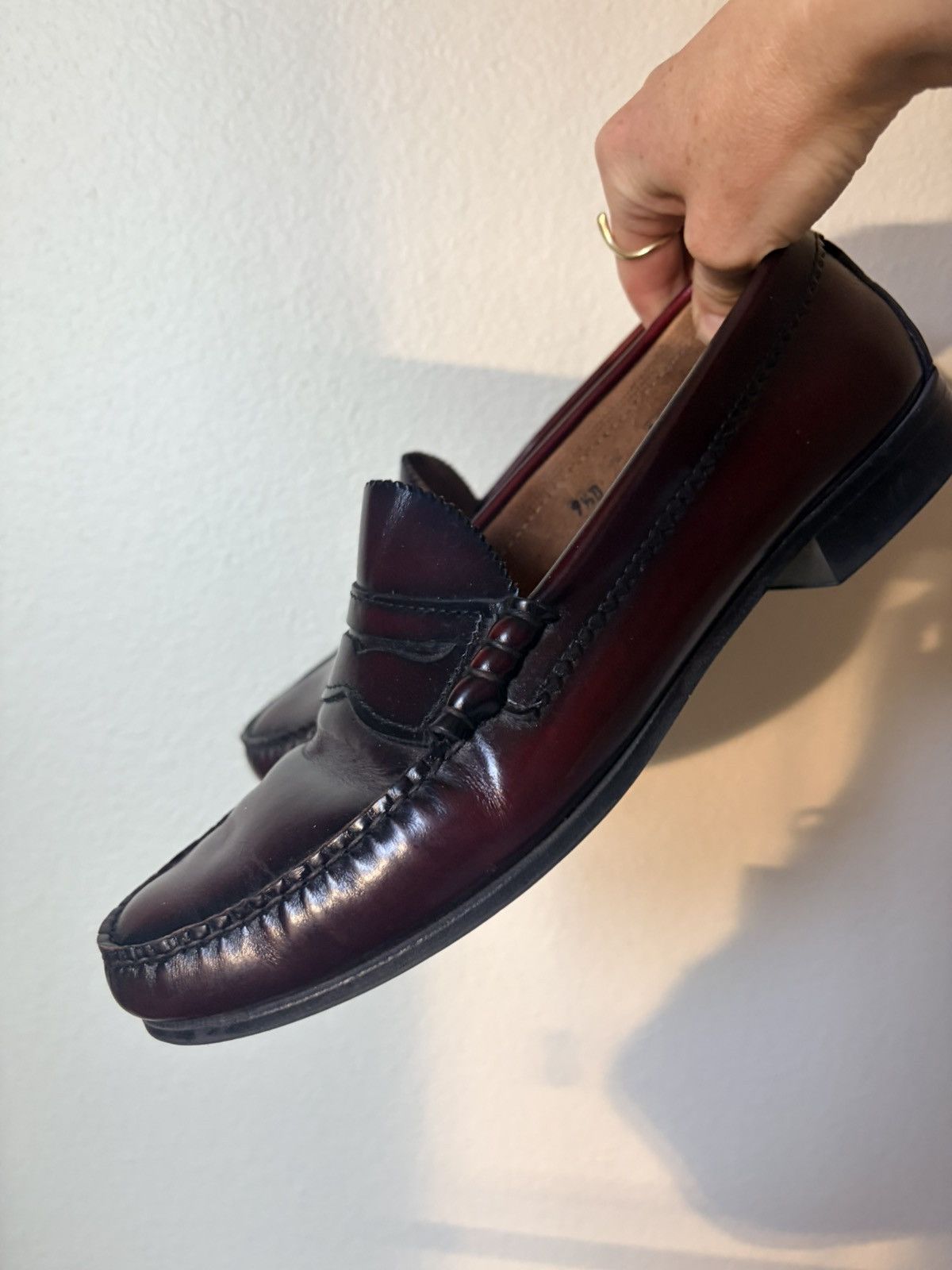Other Vintage Leather Men’s (Neolite Sole) Loafers Size US 9.5 / EU 42-43 - 3 Thumbnail