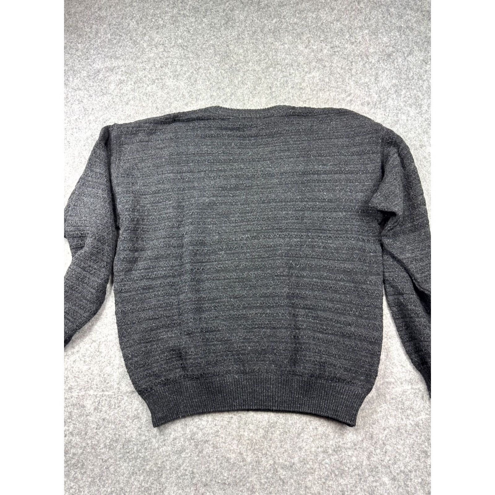 Liz Claiborne VINTAGE Claiborne Sweater Mens Large Crewneck Textured Pullover Knit Pullover USA Size US L / EU 52-54 / 3 - 2 Thumbnail