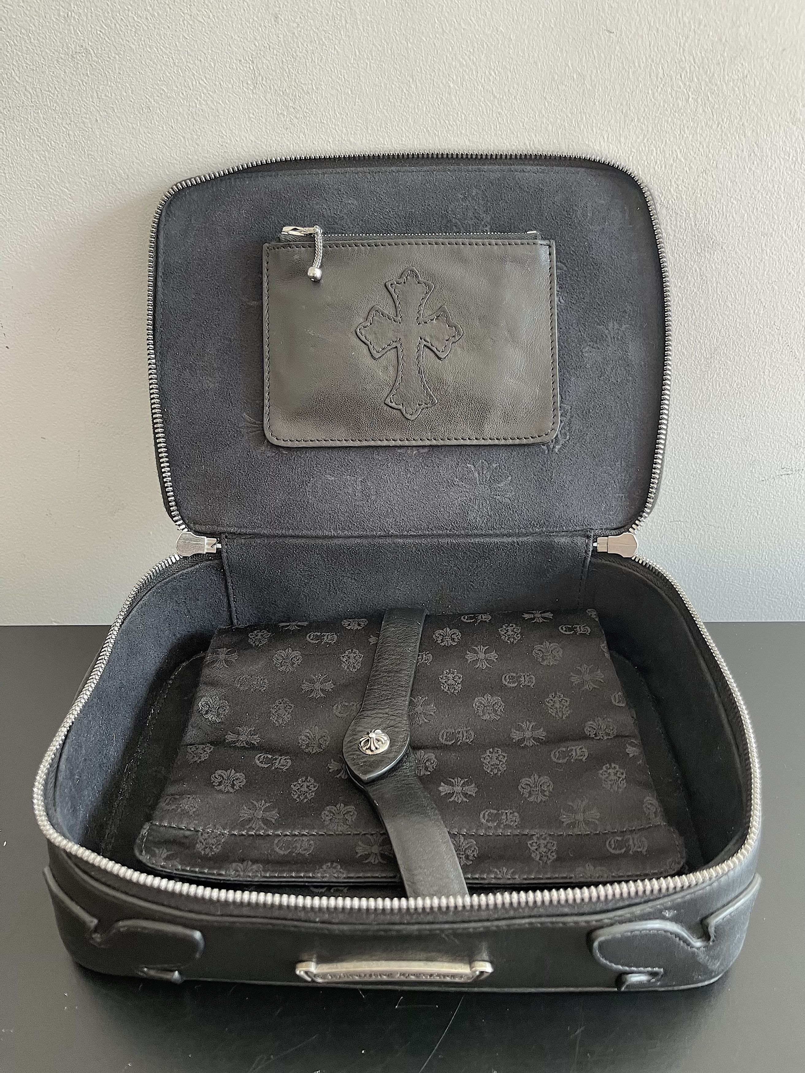 Chrome Hearts Leather Fleur Patch Jewelry Travel Case Box (OS) Size ONE SIZE - 10 Thumbnail