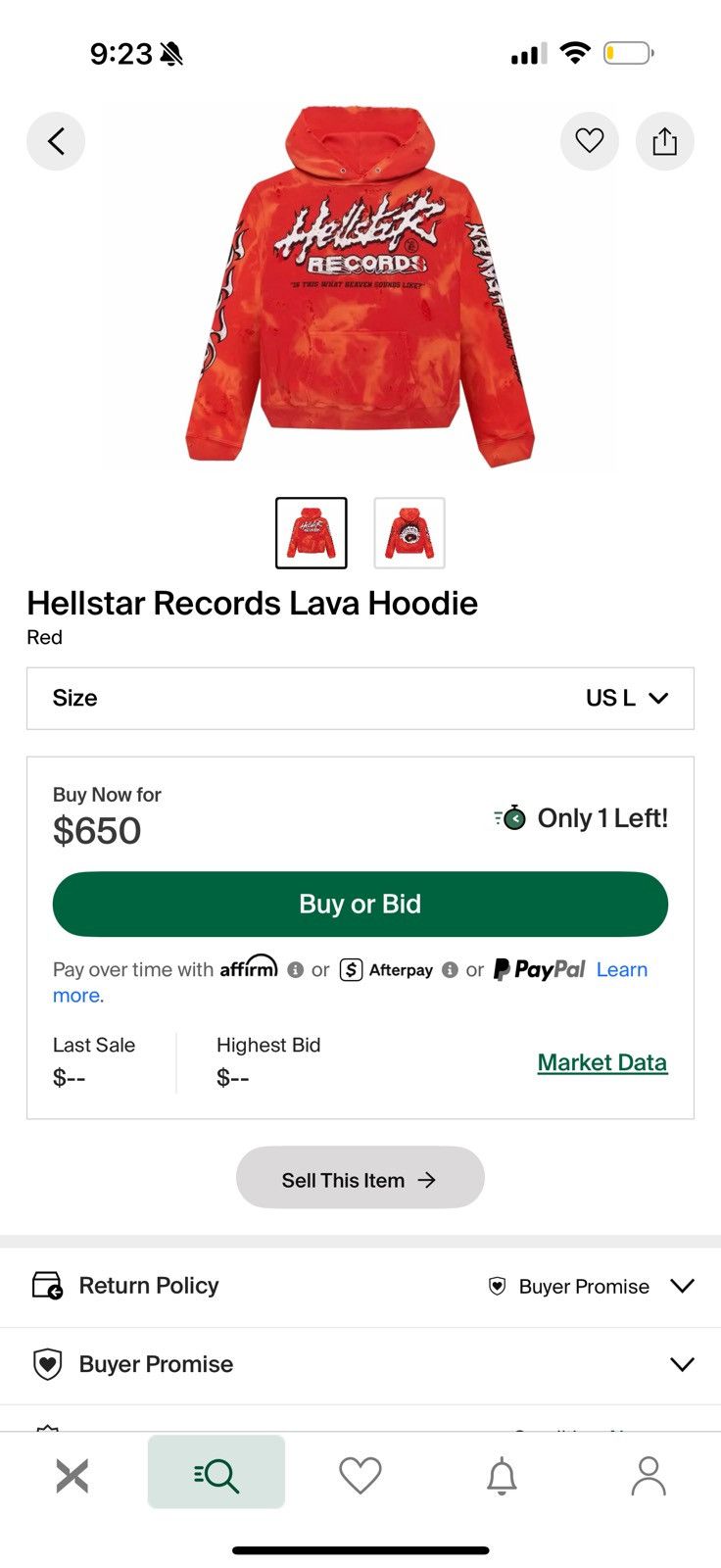 HELLSTAR Hellstar records lava hoodie | Grailed