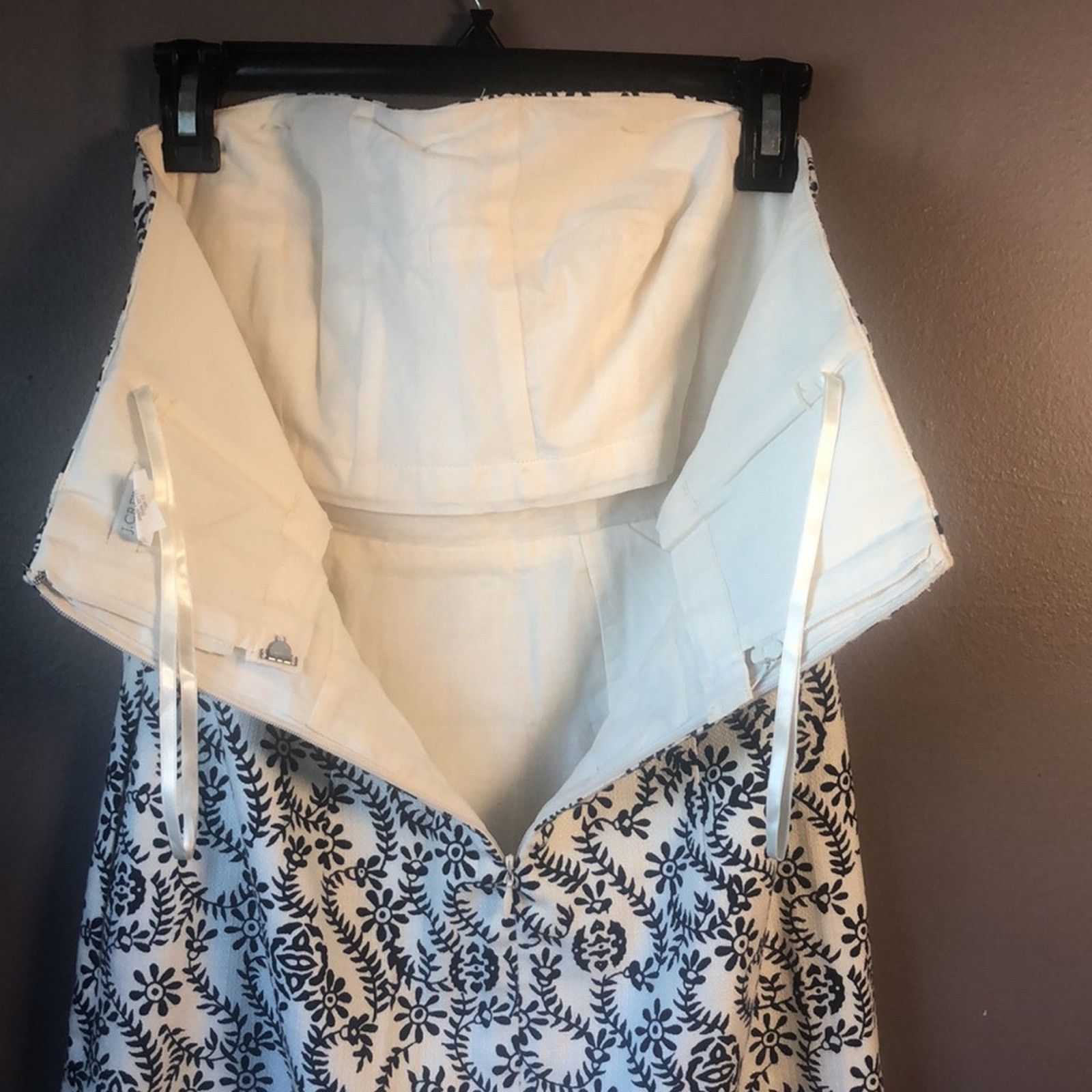 J.Crew Dress Jcrew Linen strapless summer dress Size S / US 4 / IT 40 - 6 Thumbnail