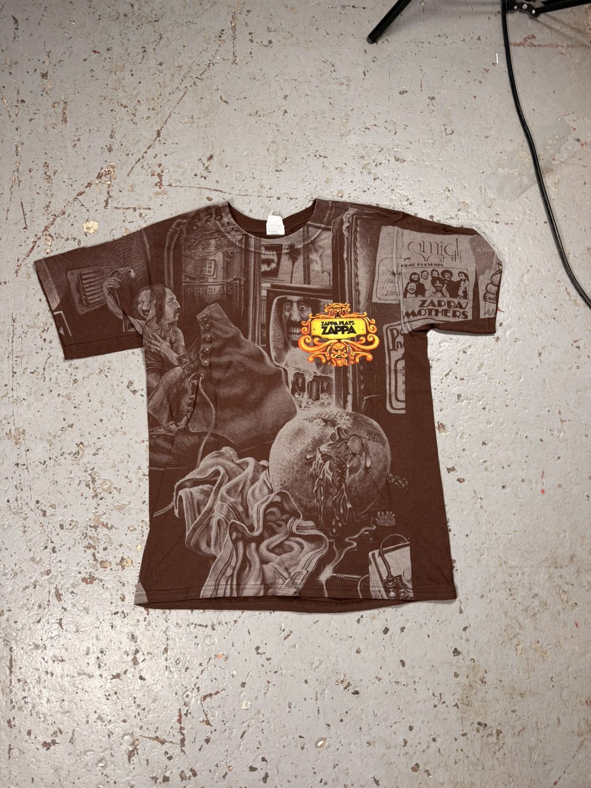 Other Vintage Aop Frank Zappa Plays Zappa Anvil Tag Tour Tee Size US M / EU 48-50 / 2 - 1 Thumbnail