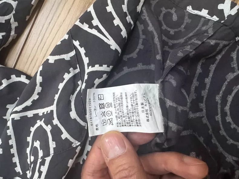 Visvim visvim 18SS Black Tangcao Shirt Size US XL / EU 56 / 4 - 6 Thumbnail