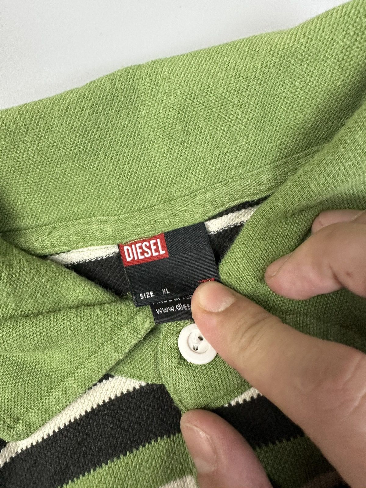 Diesel × Vintage Diesel Club Vintage Stripe Y-2 Longsleeve FC Pradesh Size US M / EU 48-50 / 2 - 4 Thumbnail