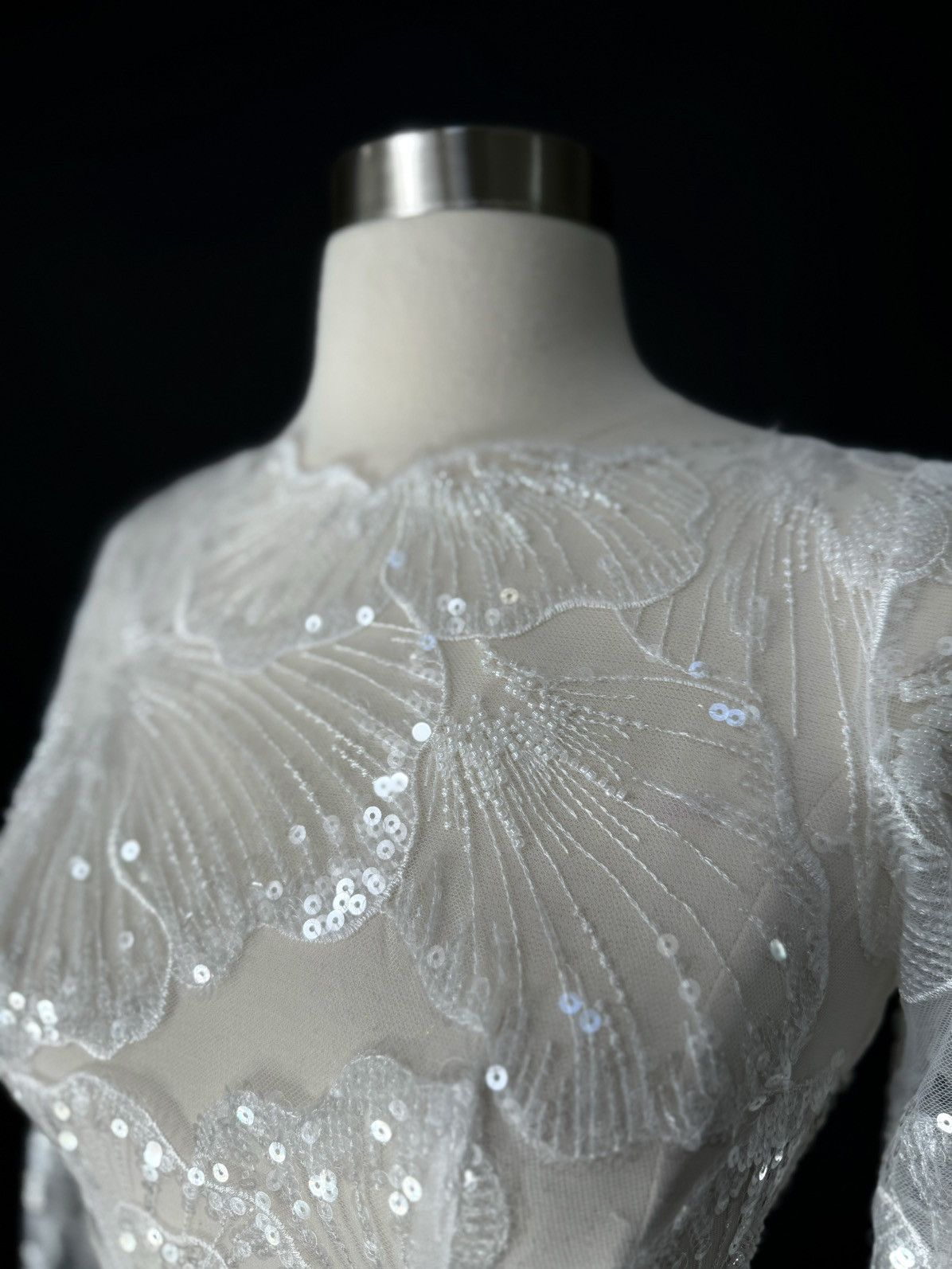 Other Preloved US 0 Embroidered lace Anna Augusta Bridal Cape Size XS / US 0-2 / IT 36-38 - 3 Thumbnail