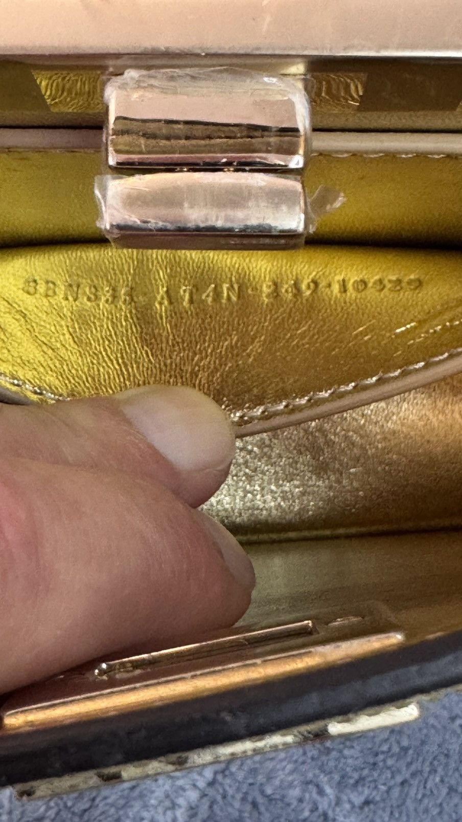 Fendi Fendi Crystal Vitello Laminato FF Petite Peekaboo I See U Size ONE SIZE - 22 Thumbnail