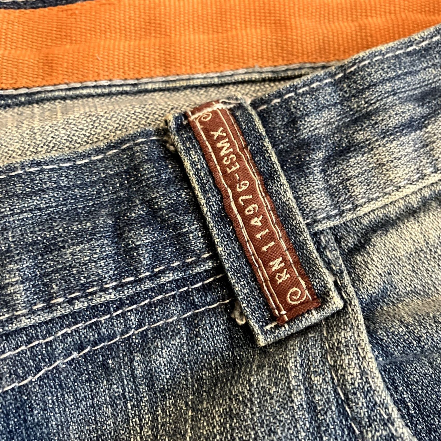 Vintage esmx Jean Shorts Jorts Loose Fit Wide Leg Streetwear 46" x 14"Inseam Size US 30 / EU 46 - 3 Thumbnail