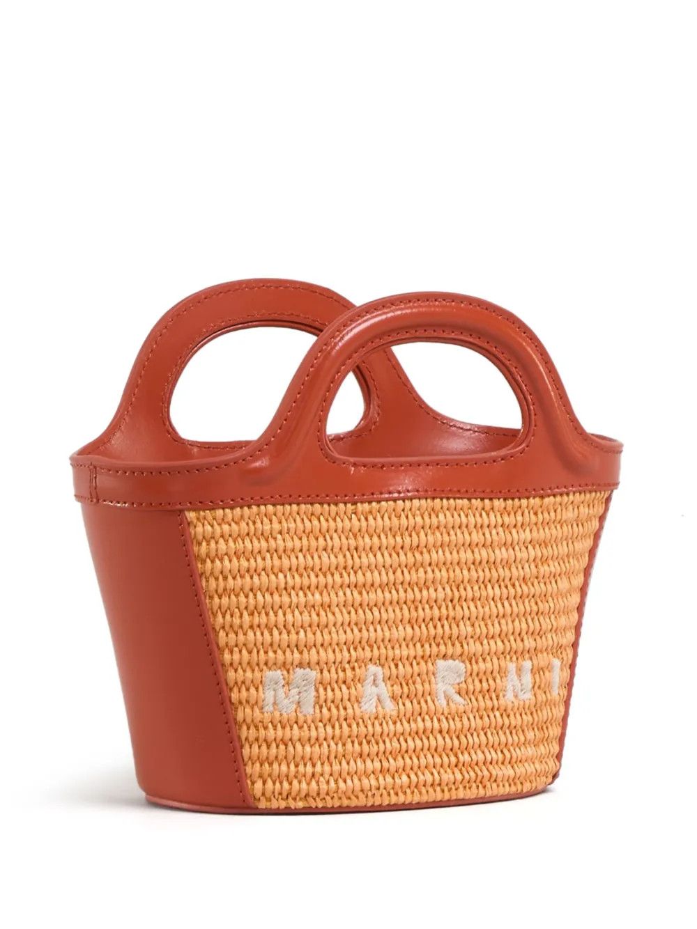 Marni oc11z0525 Size: OS/Tropicalia Raffia Mini Bag in Beige Size ONE SIZE - 2 Thumbnail