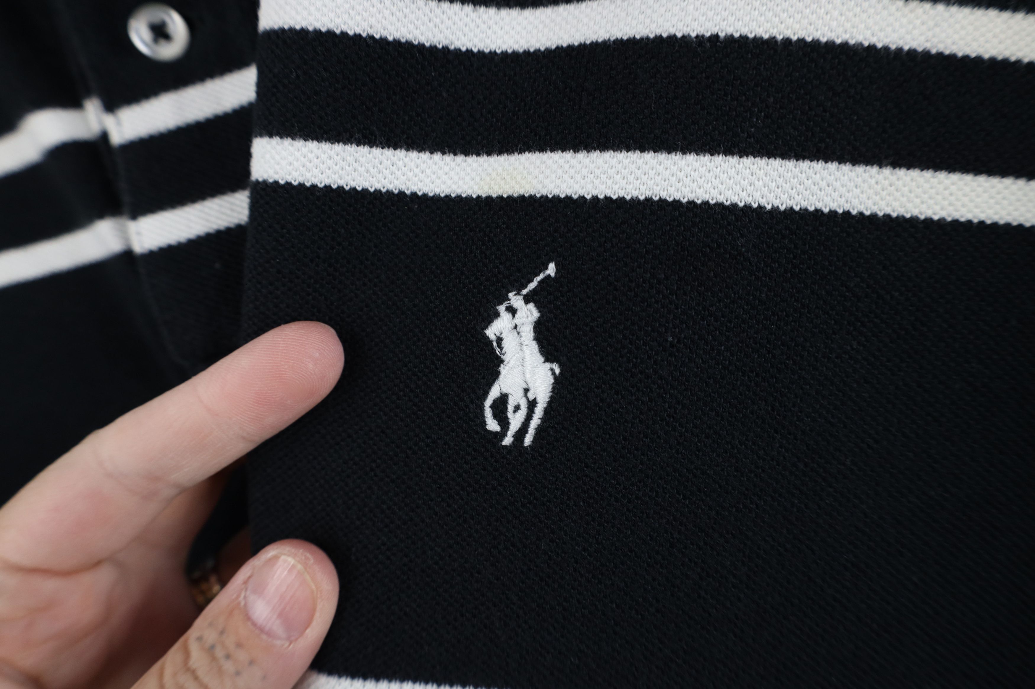 Ralph Lauren Vintage 90s Ralph Lauren Pique Cotton Golf Polo Shirt Size US XL / EU 56 / 4 - 4 Thumbnail