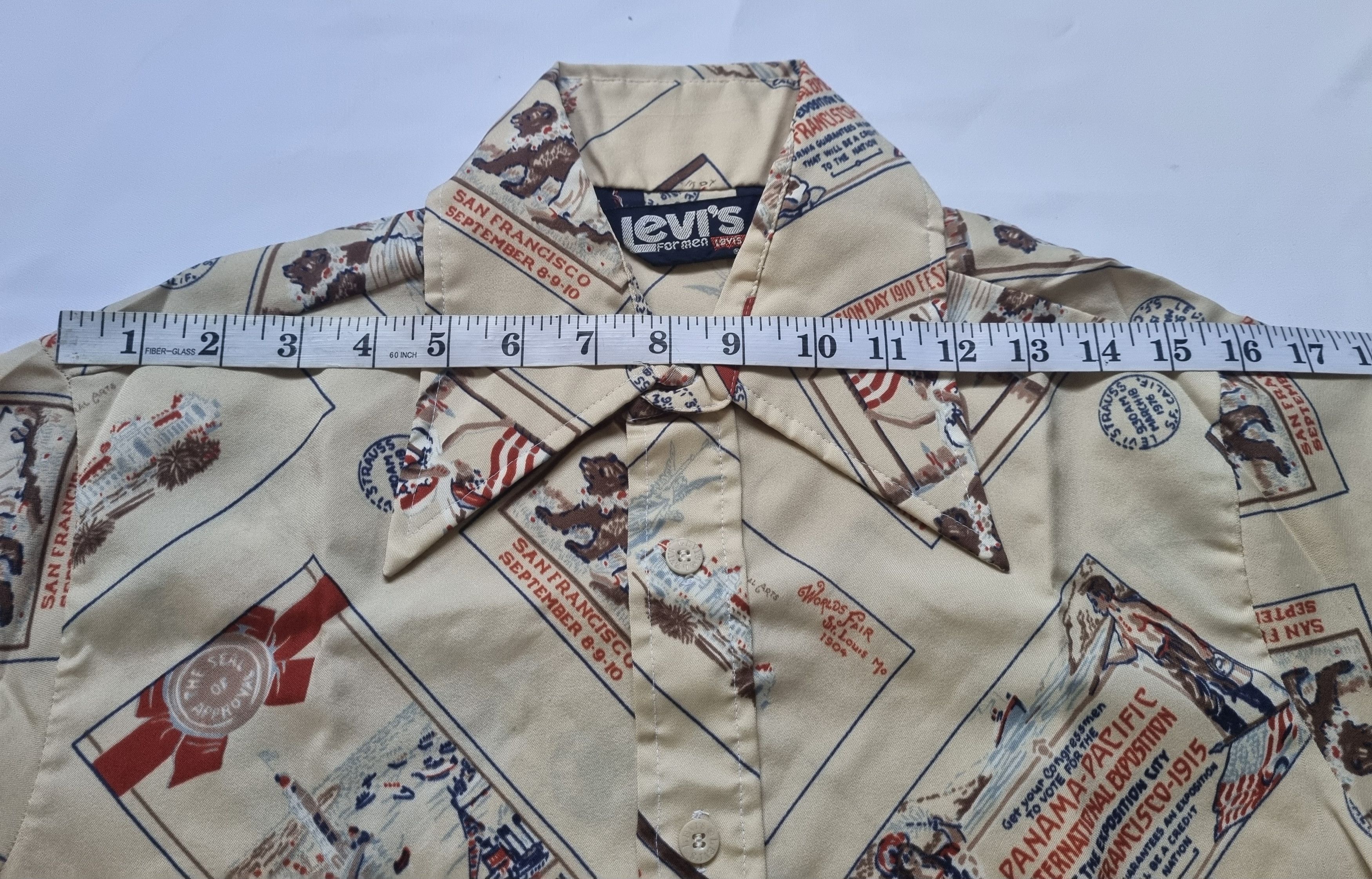 Levi's × Vintage Vtg Levi's Panama Pacific World Fair Casual Button Up Shirt Size US M / EU 48-50 / 2 - 5 Thumbnail