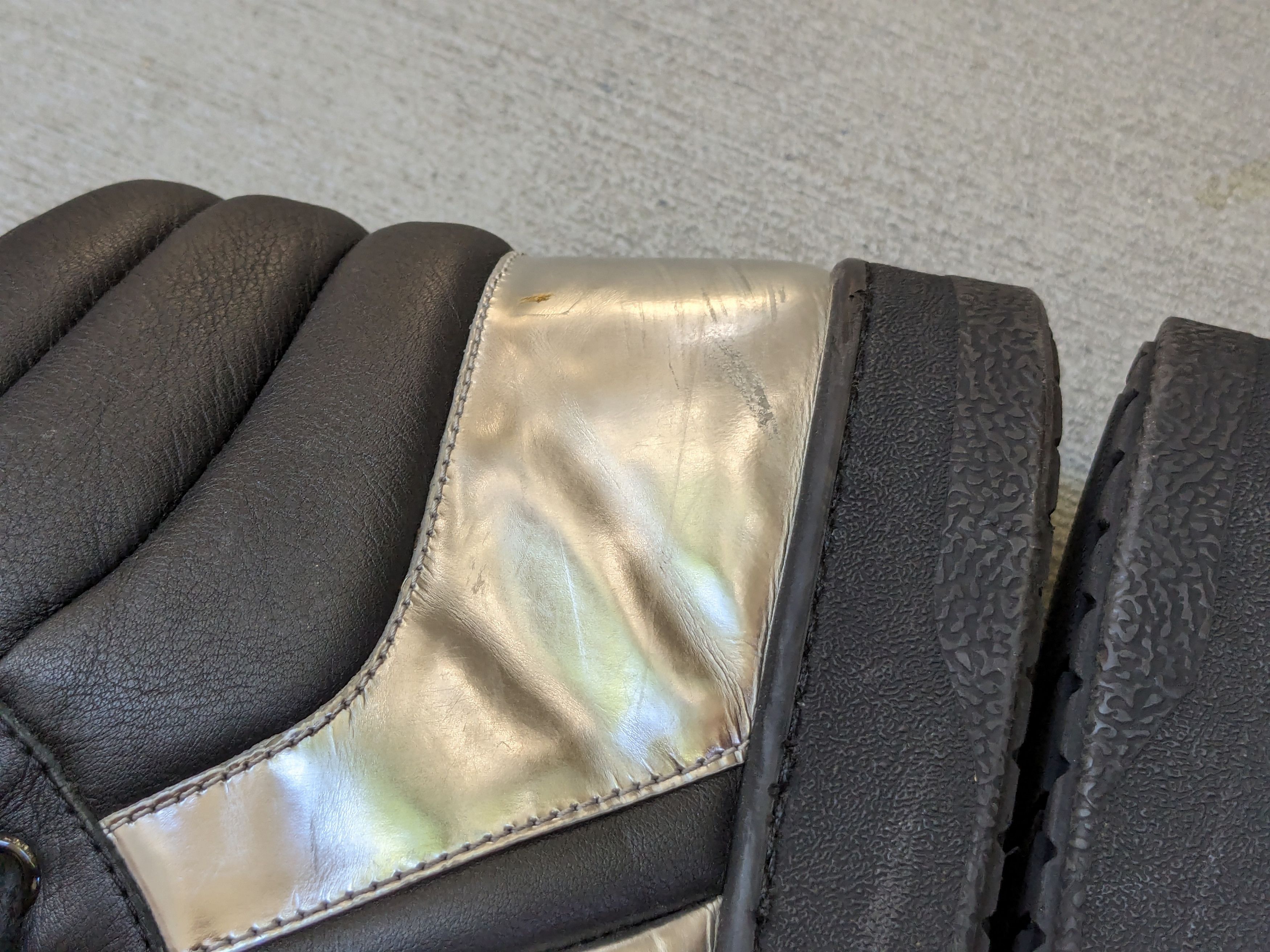 Gucci Gucci Sneakers Black Silver 8.5 High Tops Leather Size US 8.5 / EU 41-42 - 17 Thumbnail