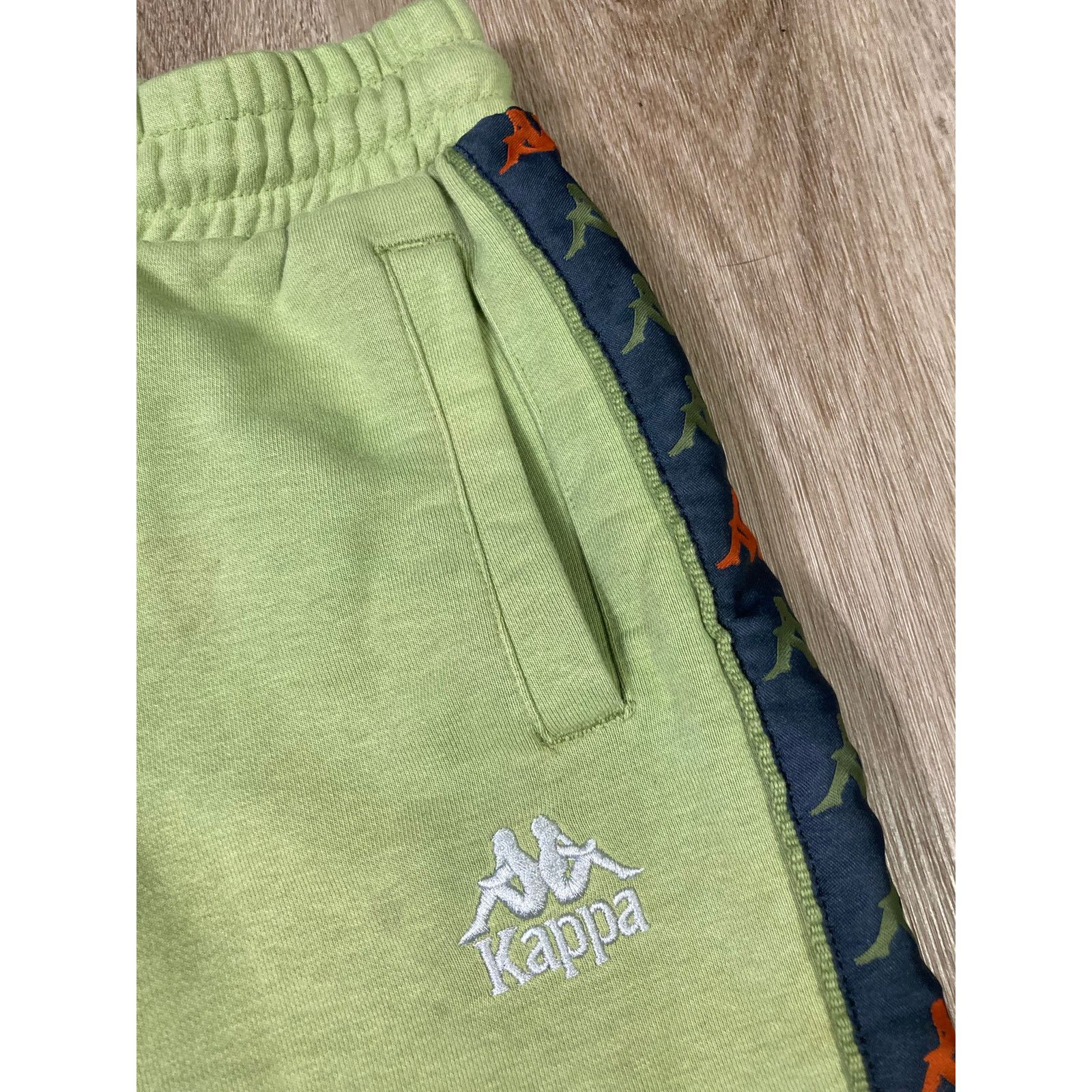 Kappa Kappa Unisex Joggers Green Logo Tape Pants Size M Activewear Size US 30 / EU 46 - 7 Thumbnail