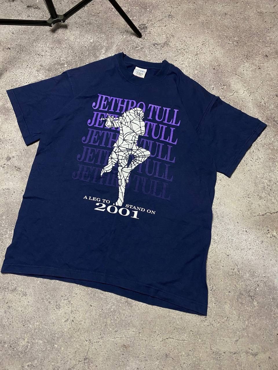 Band Tees × Vintage RARE Jethro Tull 2001 WORLD TOUR Screen Stars T-Shirt Size US L / EU 52-54 / 3 - 2 Thumbnail