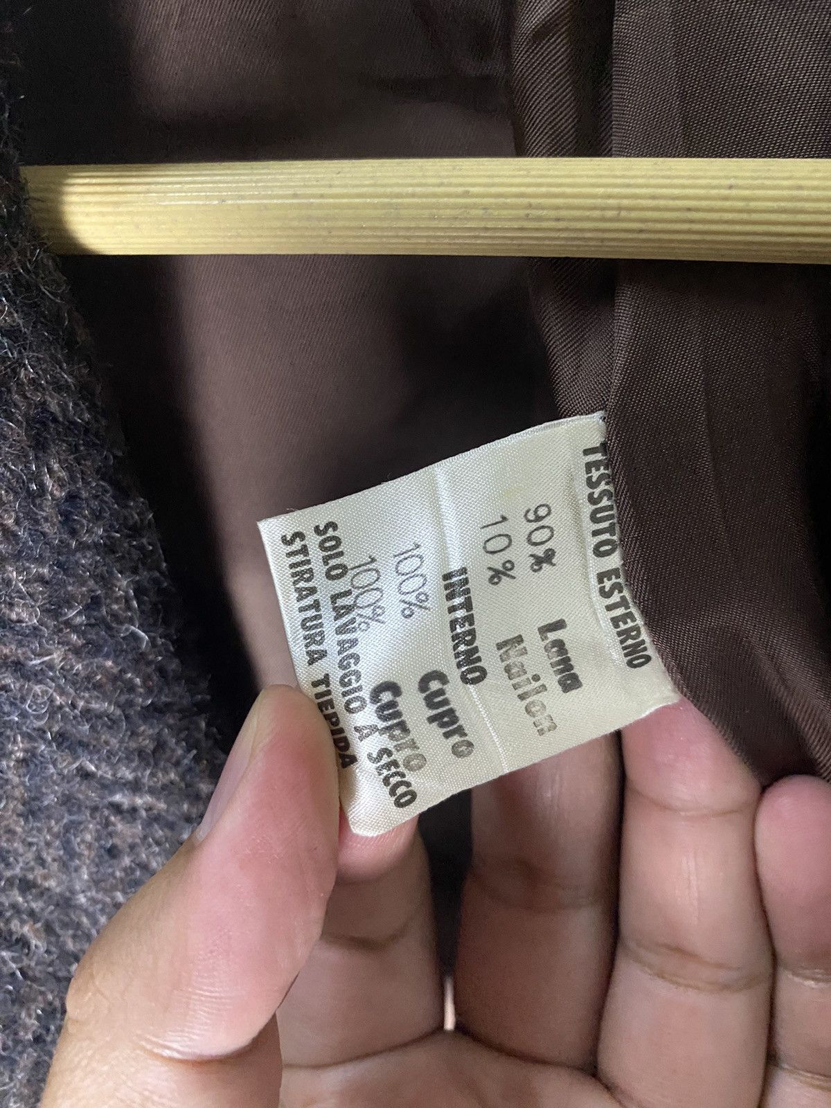 Japanese Brand Vintage Japanese Brand Artigiano Brown Wool Jacket Size US L / EU 52-54 / 3 - 11 Thumbnail