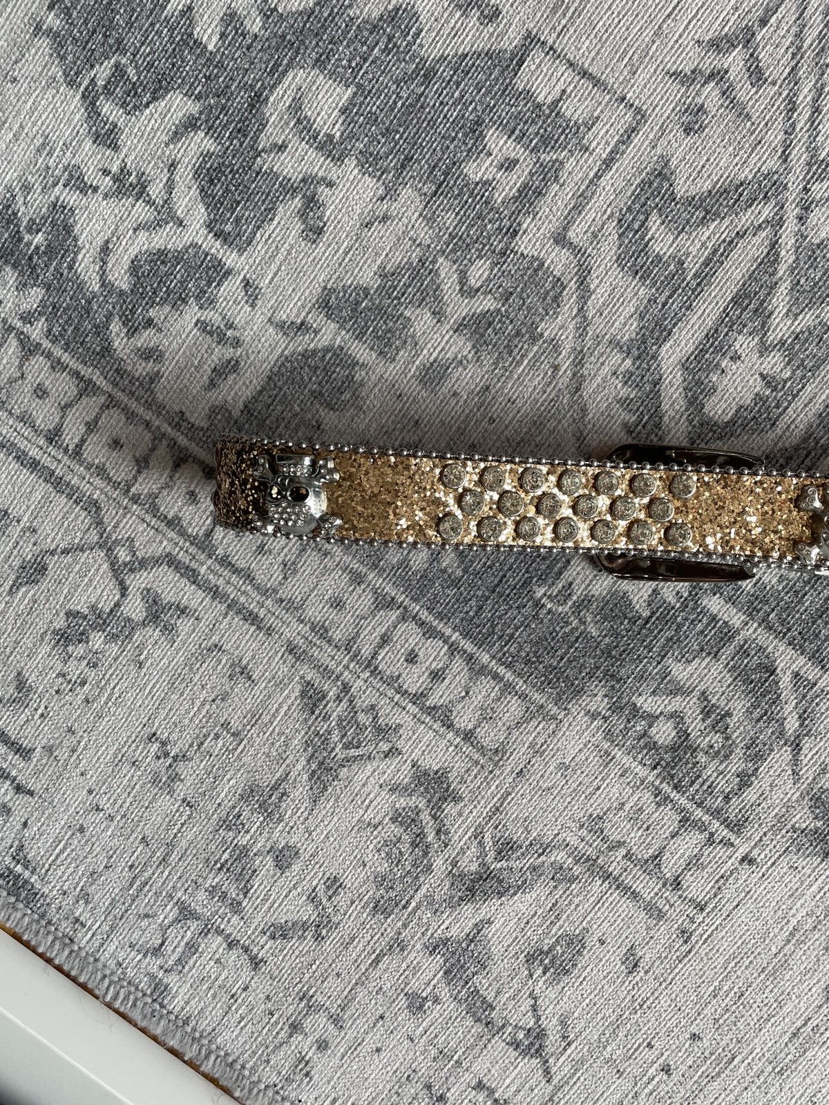 Other Y2K Vintage Avant Garde Belt Rhinestones Skulls Japanese Size ONE SIZE - 6 Thumbnail