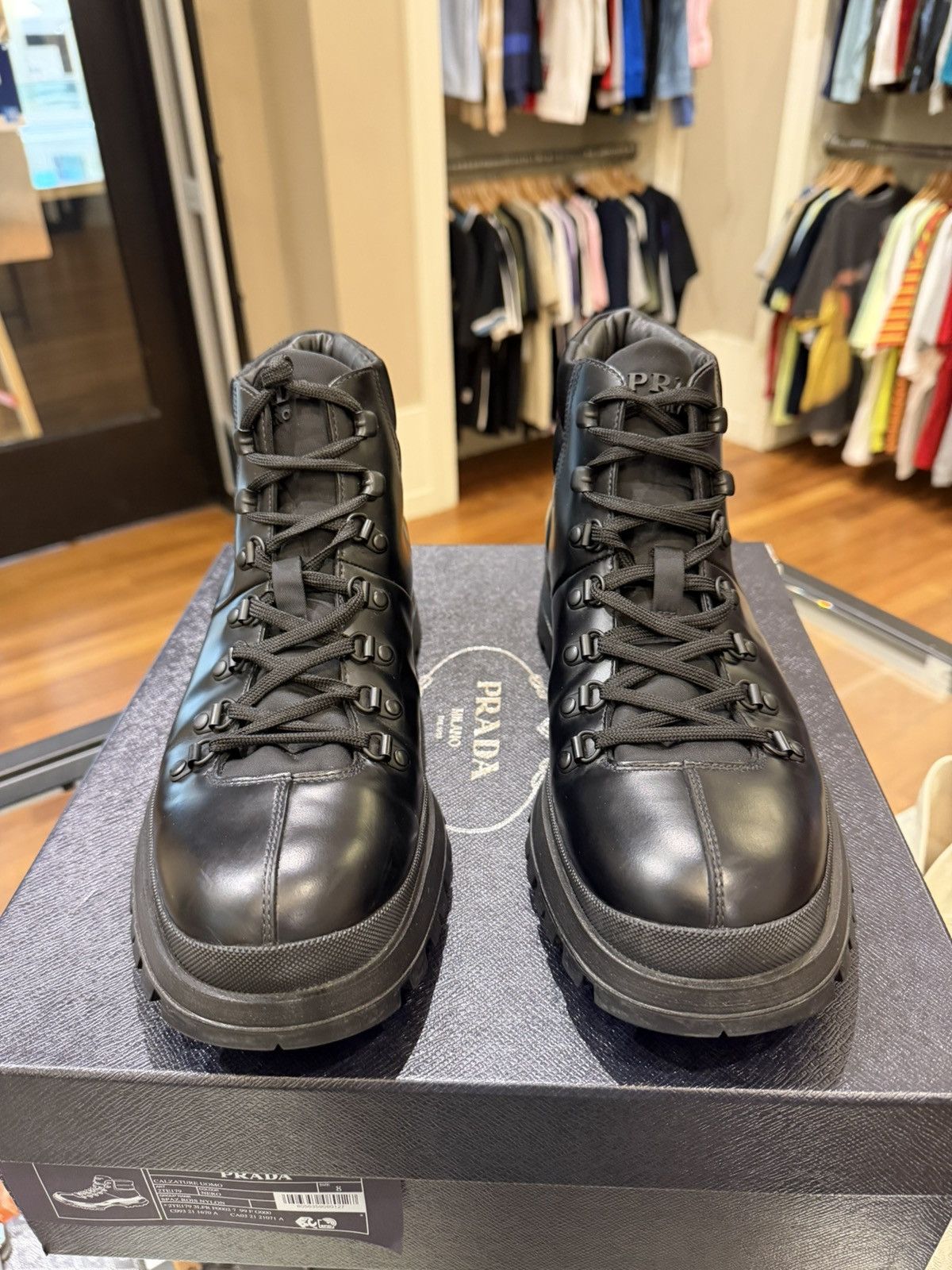 Prada Prada Brixxen Leather Ankle Boots Size US 9 / EU 42 - 5 Thumbnail