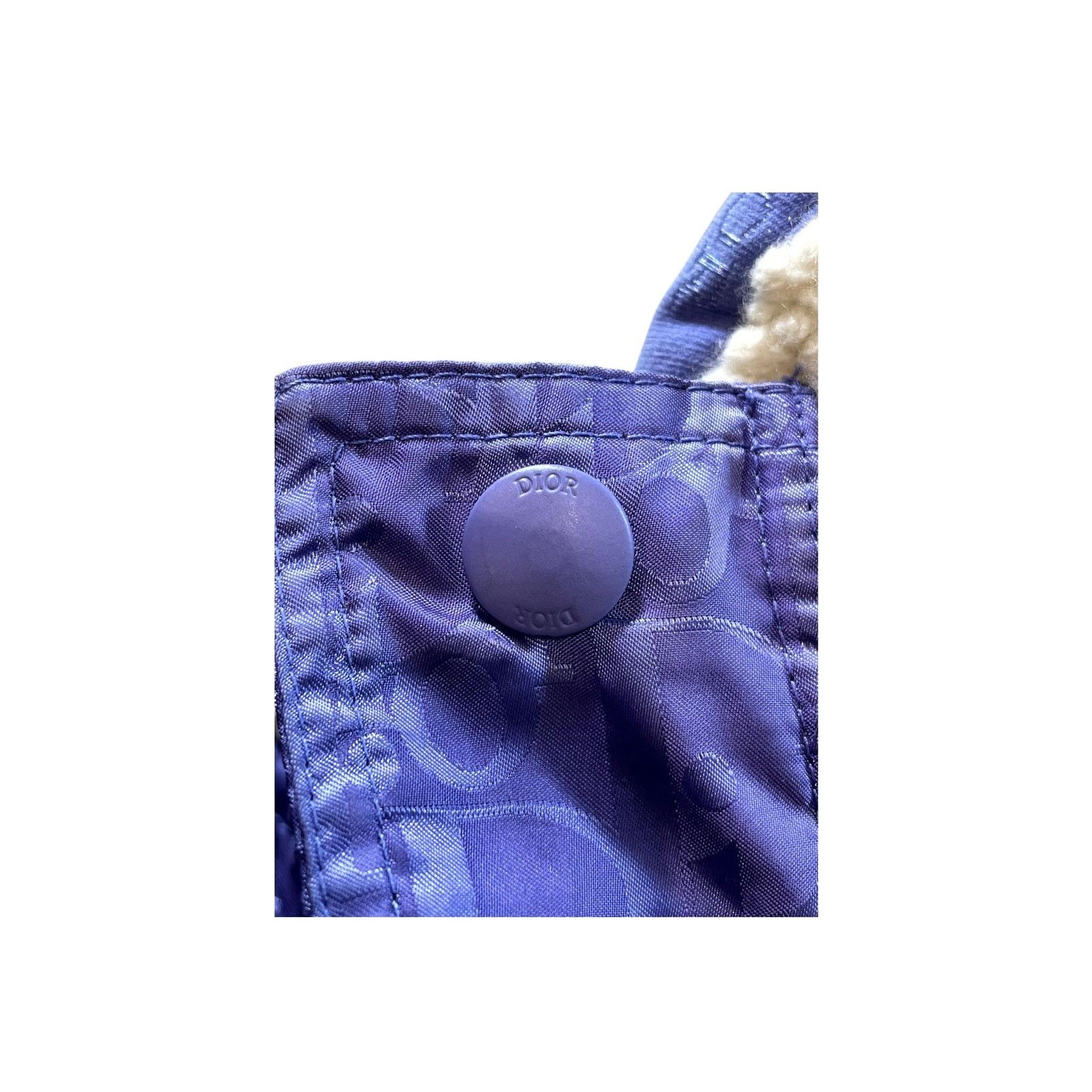 Dior Dior "Oblique Sherpa Fleece" Purple Jacket Size US XL / EU 56 / 4 - 3 Thumbnail