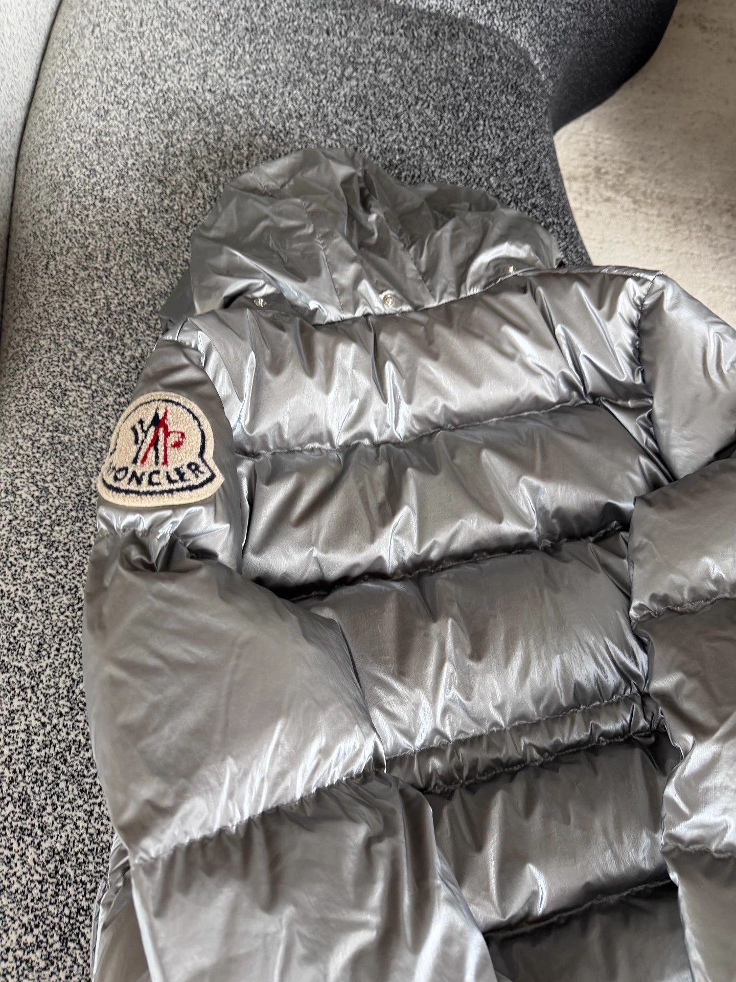 Moncler Moncler Silver New Puffer Jacket 0 Size XS / US 0-2 / IT 36-38 - 6 Thumbnail