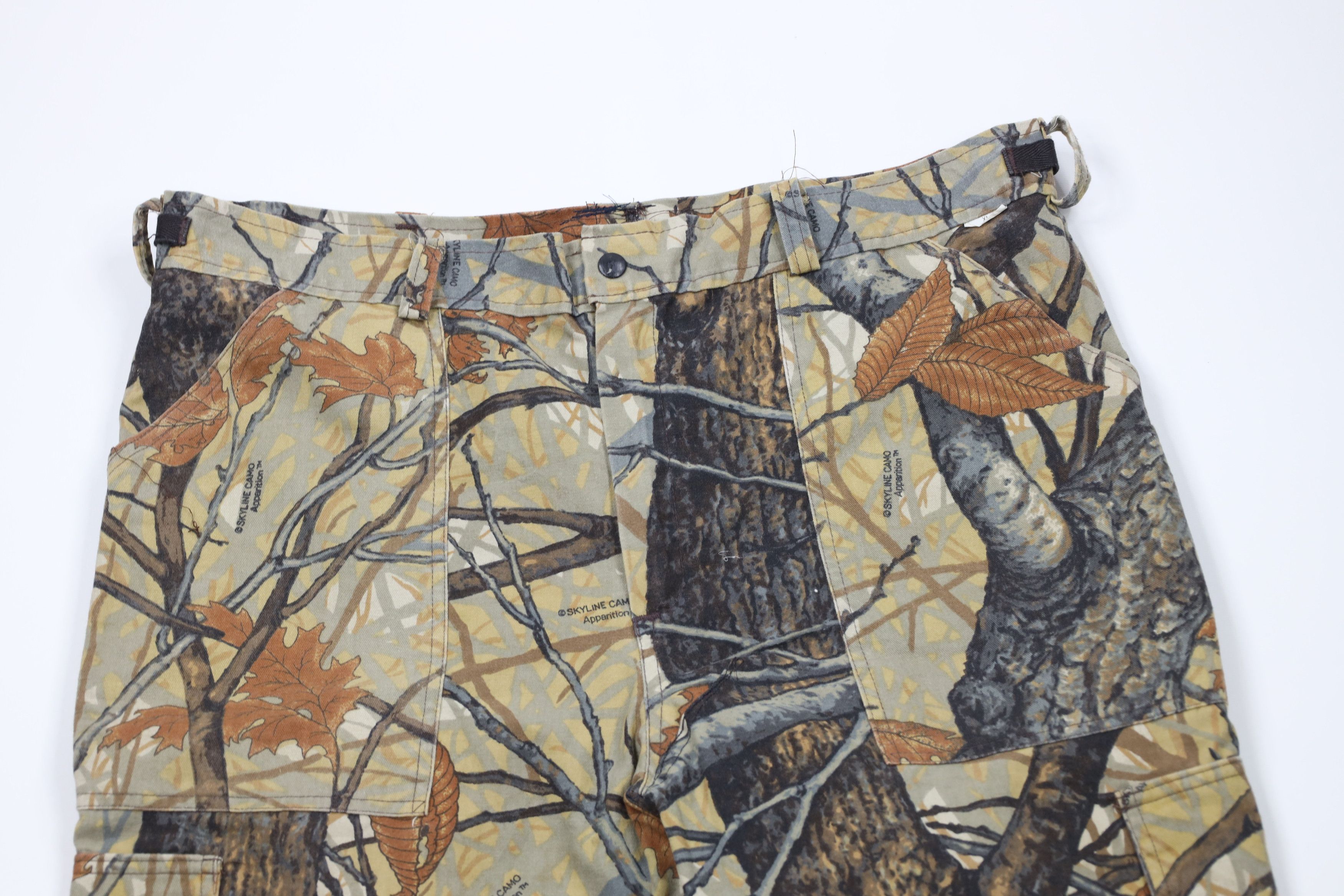 Vintage Vintage 90s Streetwear Camouflage Apparition Wide Leg Pants Size US 38 / EU 54 - 2 Thumbnail
